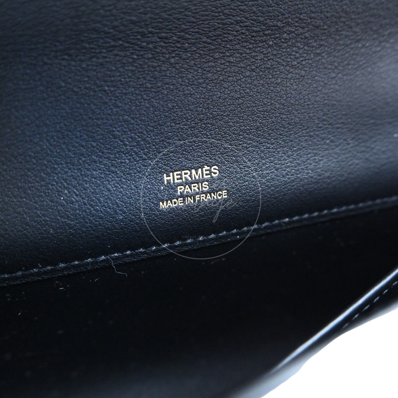[Used] Hermes Kelly Cut Swift Black Stamp D Bag