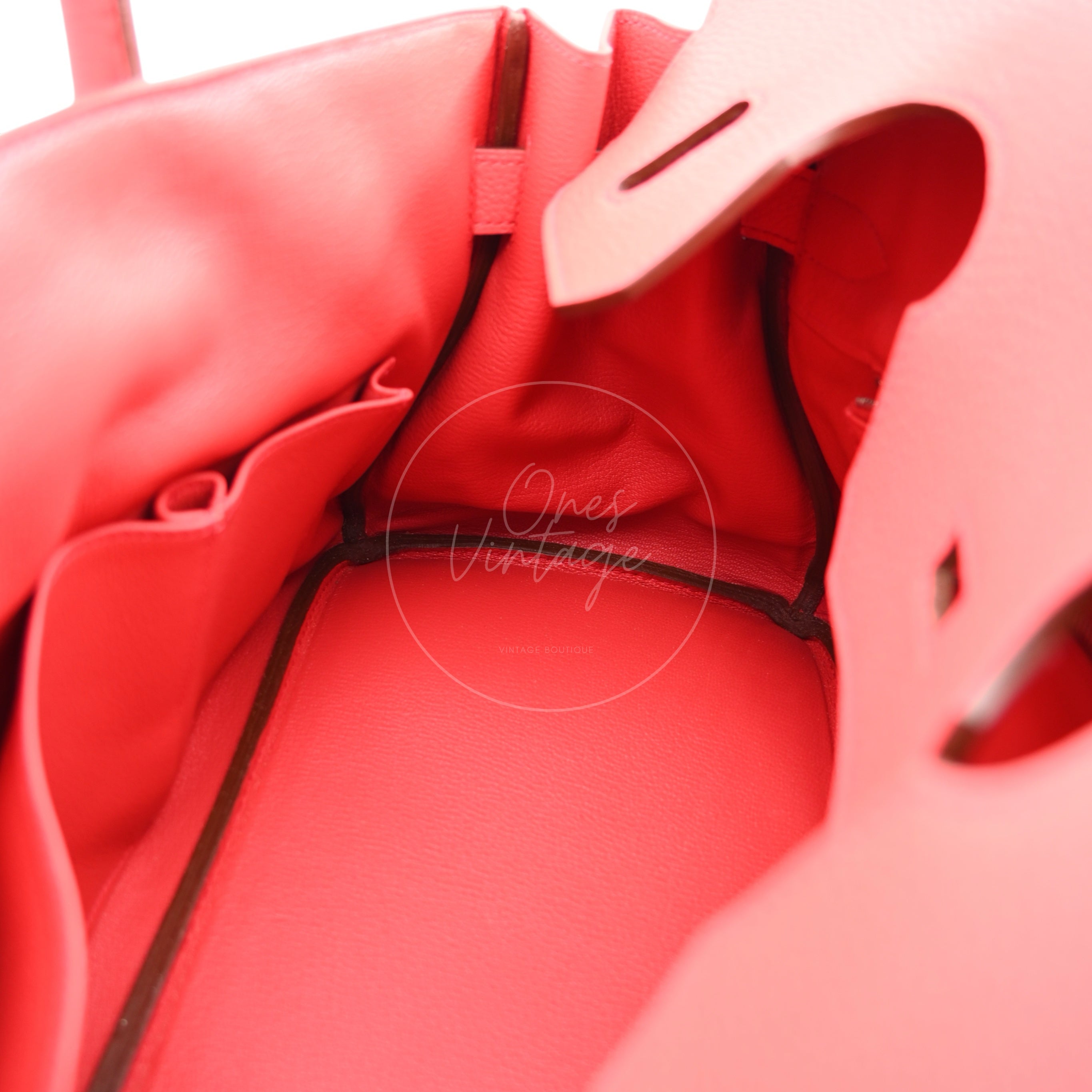 [Pre-owned] Hermes Birkin Shoulder Red PHW