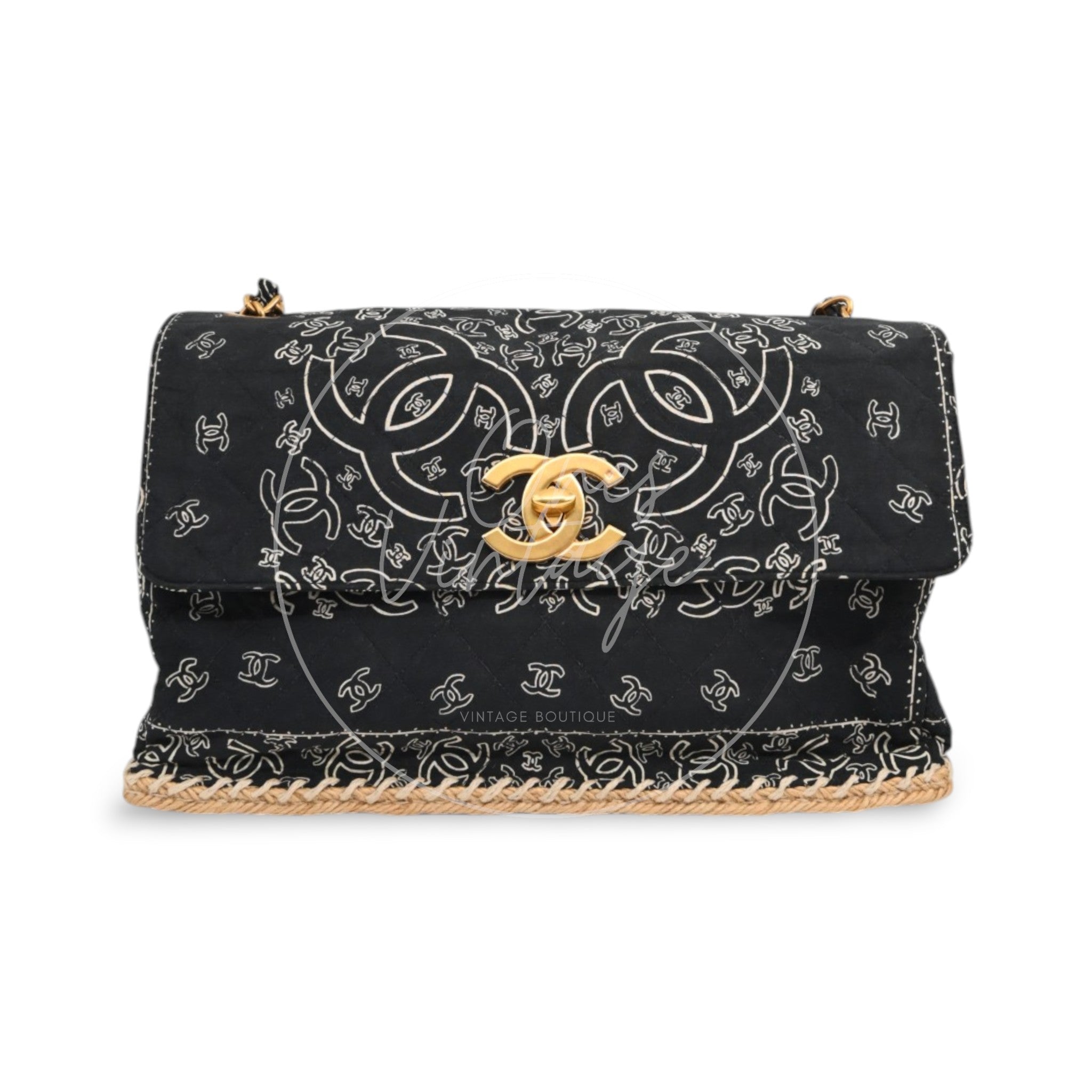 [Pre-owned] Chanel Classic Flap Bandana Bag