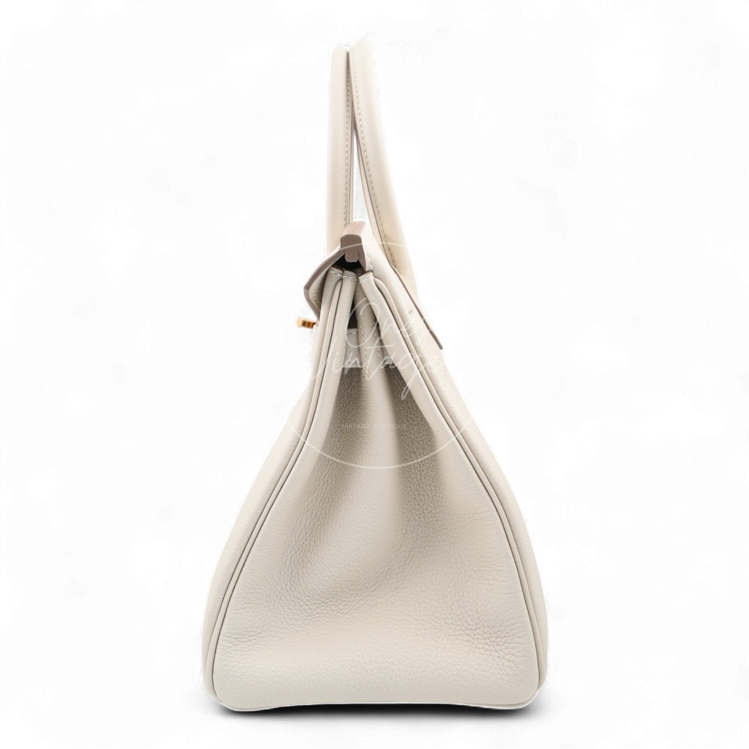 [Pre-owned] Hermes Birkin 30 Craie GHW Stamp Z