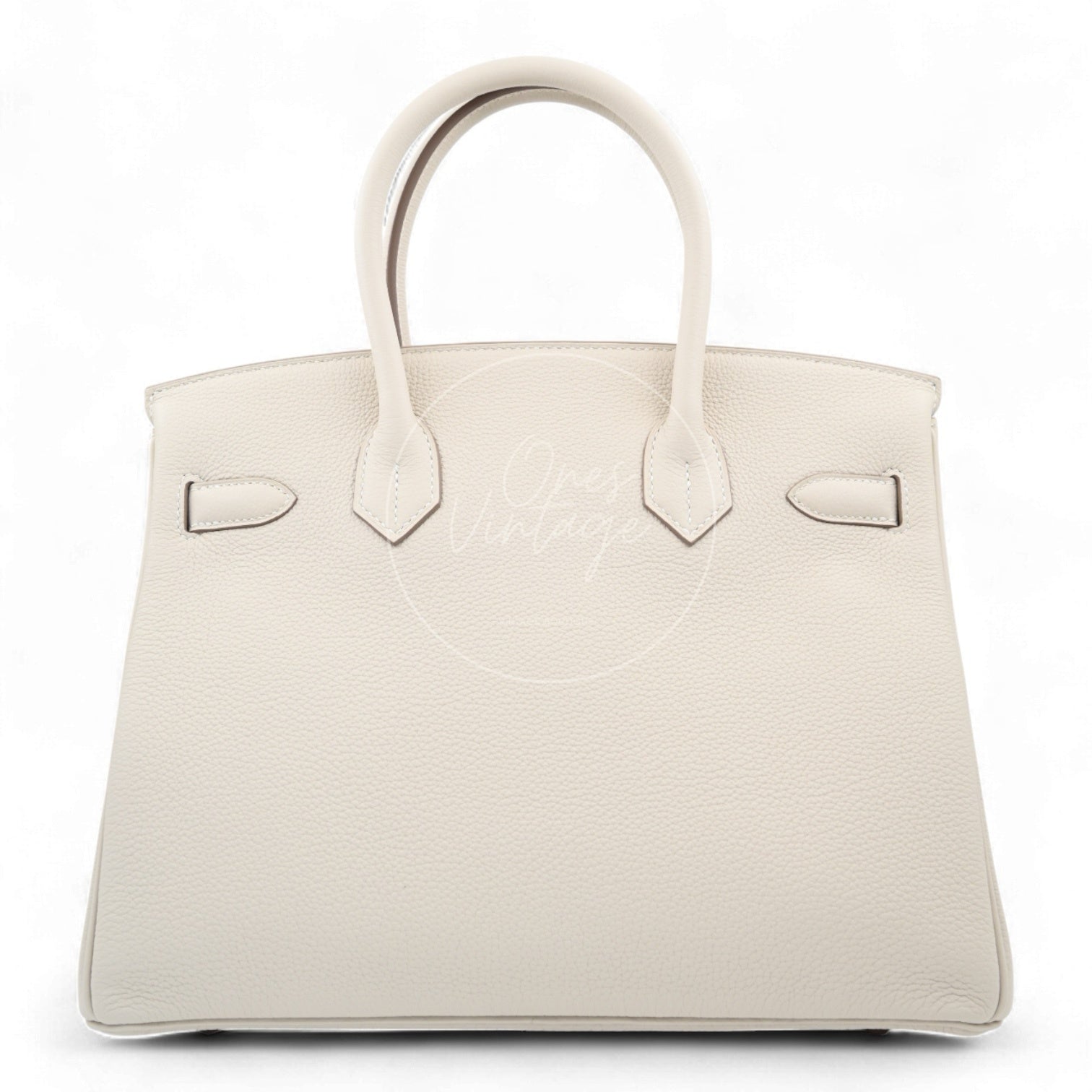 [Pre-owned] Hermes Birkin 30 Craie GHW Stamp Z