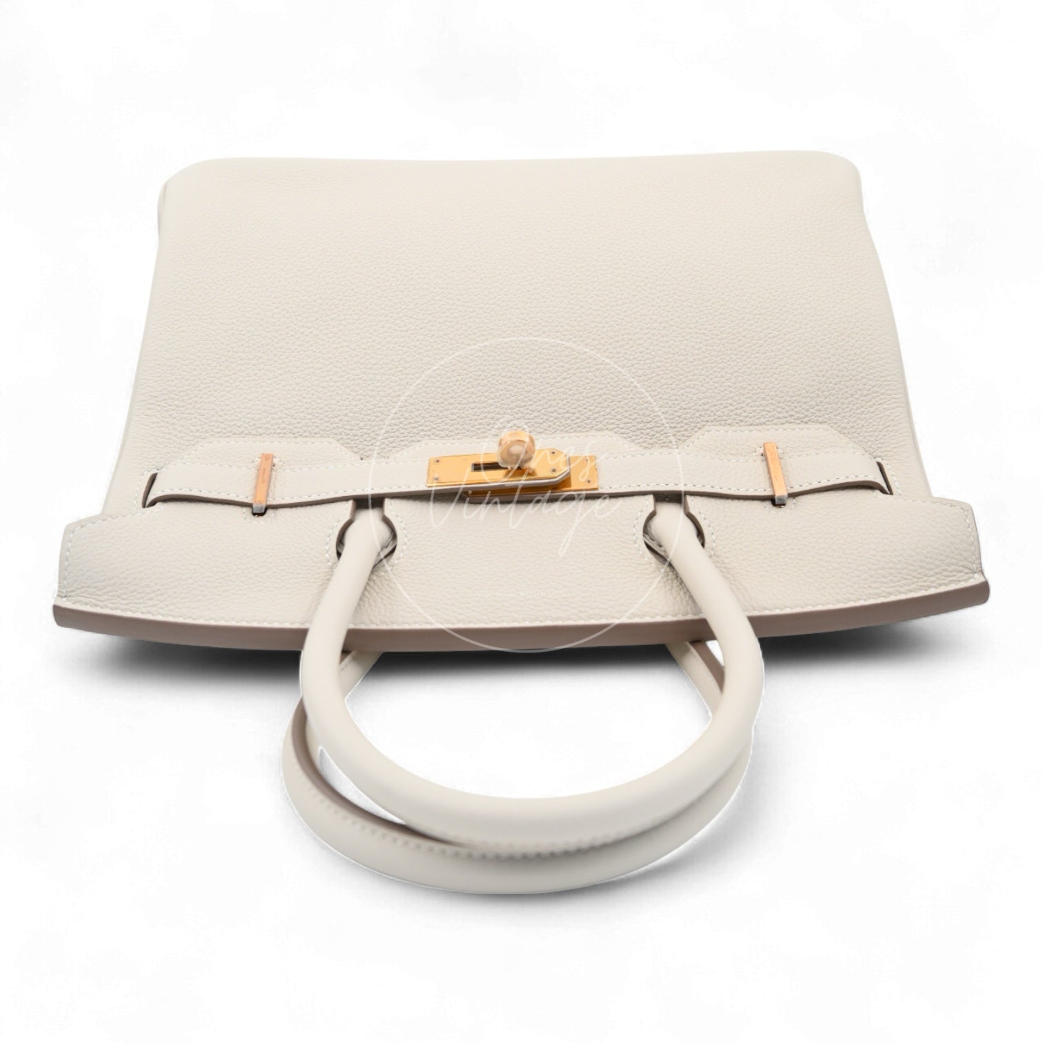 [Pre-owned] Hermes Birkin 30 Craie GHW Stamp Z