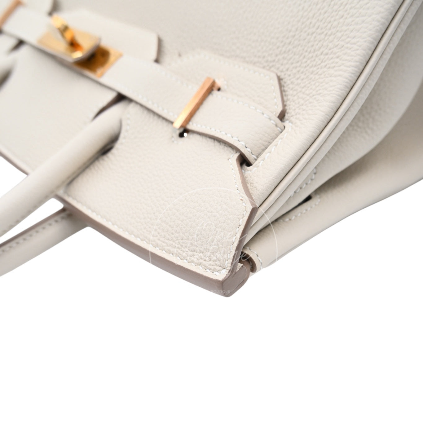 [Pre-owned] Hermes Birkin 30 Craie GHW Stamp Z