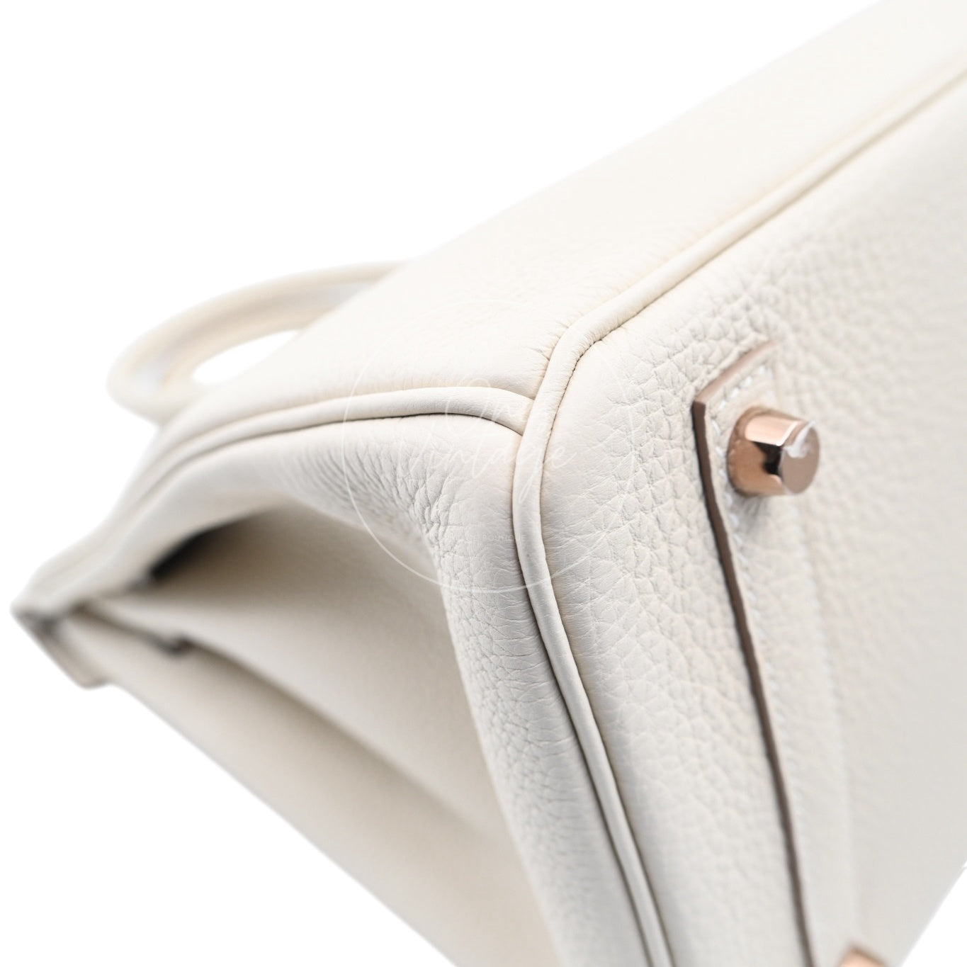 [Pre-owned] Hermes Birkin 30 Craie GHW Stamp Z