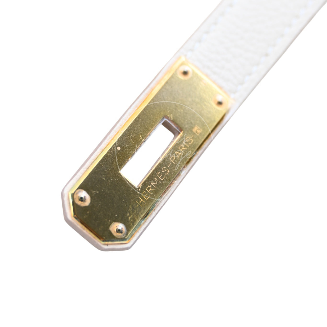 [Pre-owned] Hermes Birkin 30 Craie GHW Stamp Z