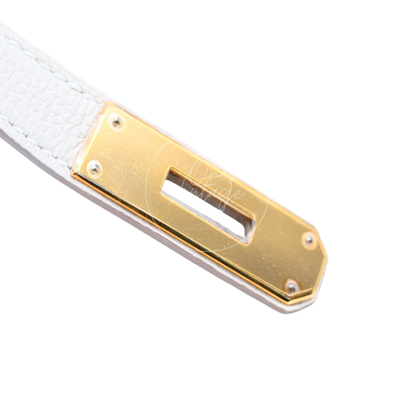 [Pre-owned] Hermes Birkin 30 Craie GHW Stamp Z