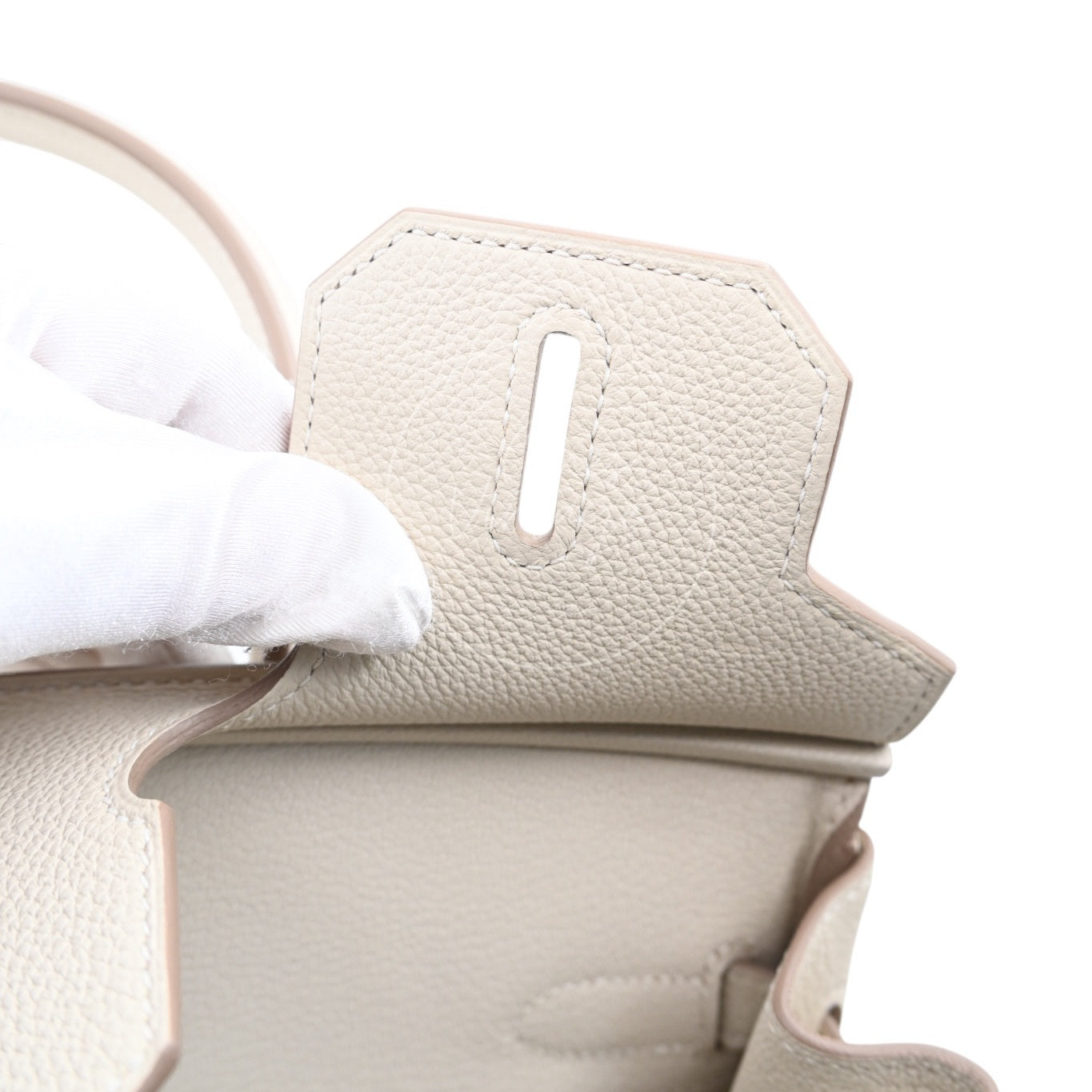 [Pre-owned] Hermes Birkin 30 Craie GHW Stamp Z