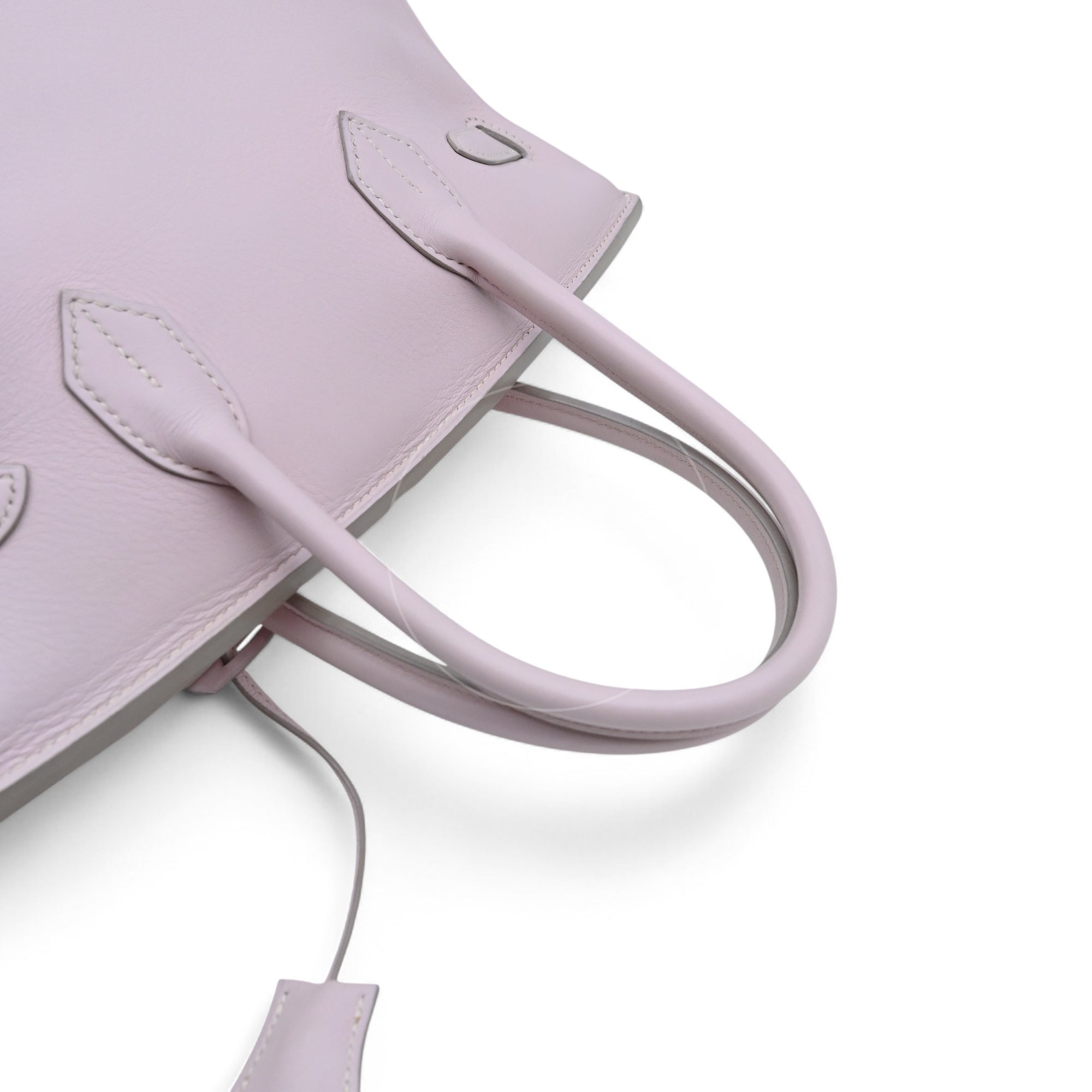 [Pre-owned] Hermes Birkin 30 Mauve Pale TC PHW Stamp Square K