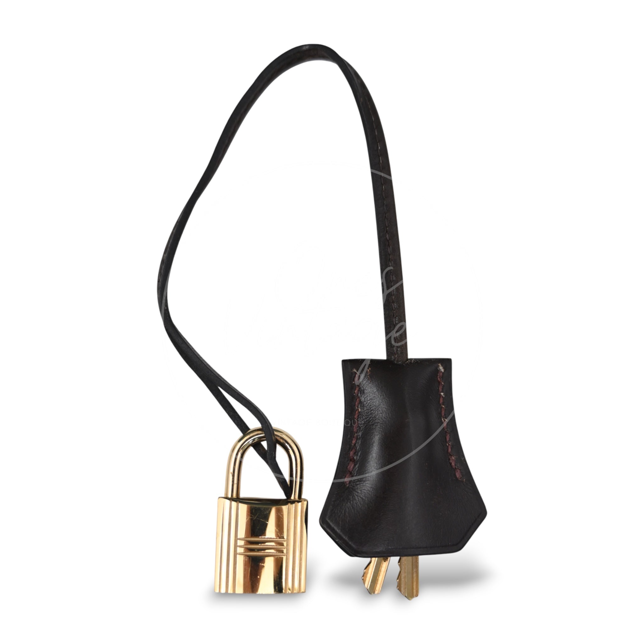 [Pre-owned] Hermes Birkin 30 Denim Ebene Box