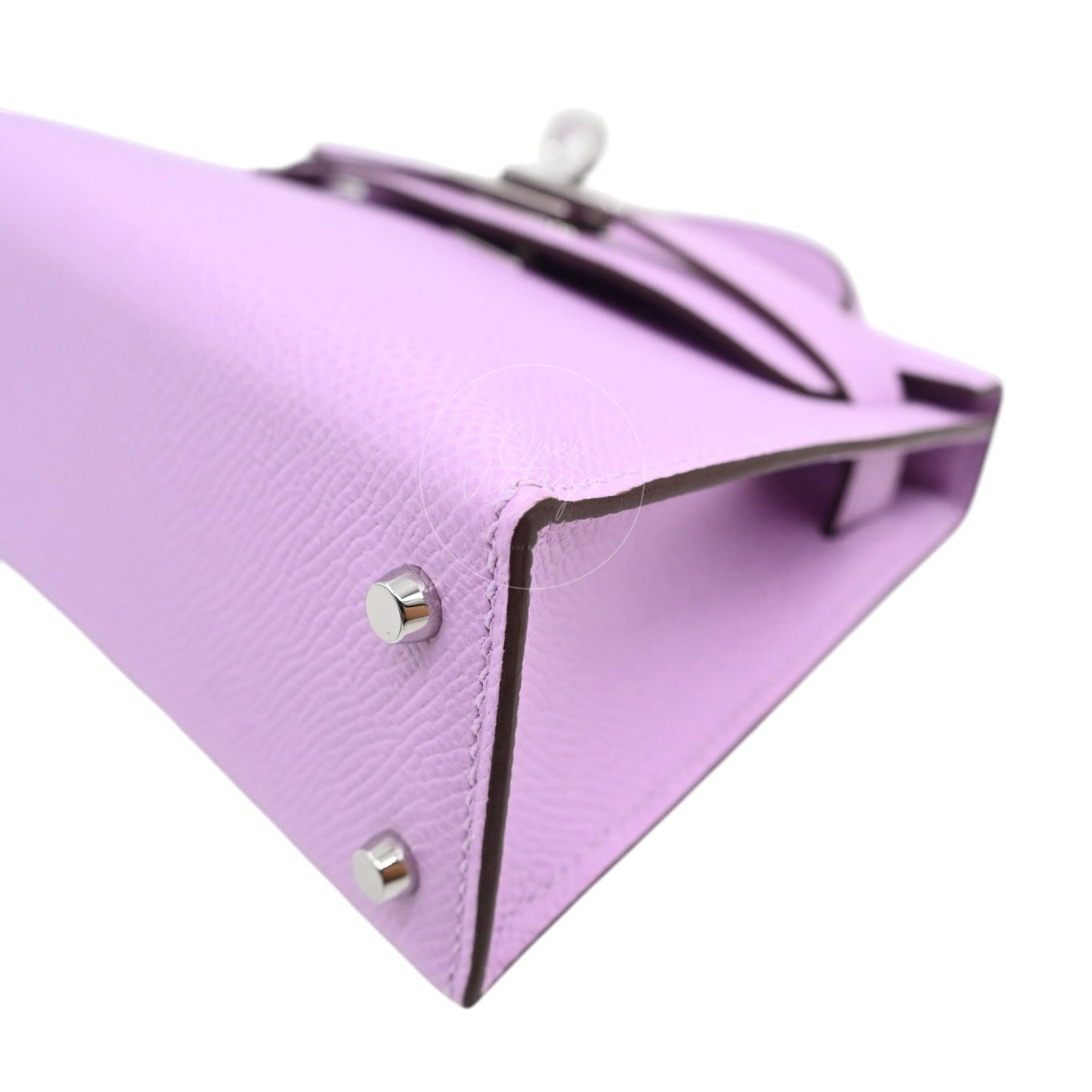 [Pre-owned] Hermes Mini Kelly X9 Mauve Sylvestre Epsom Stamp G