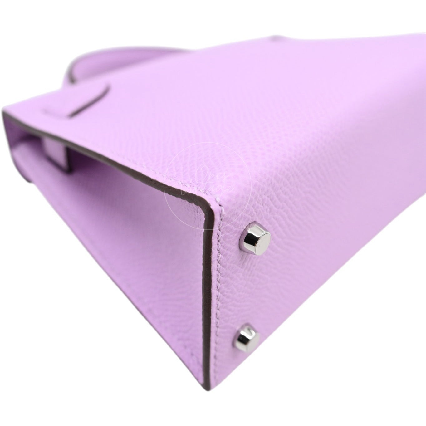 [Pre-owned] Hermes Mini Kelly X9 Mauve Sylvestre Epsom Stamp G