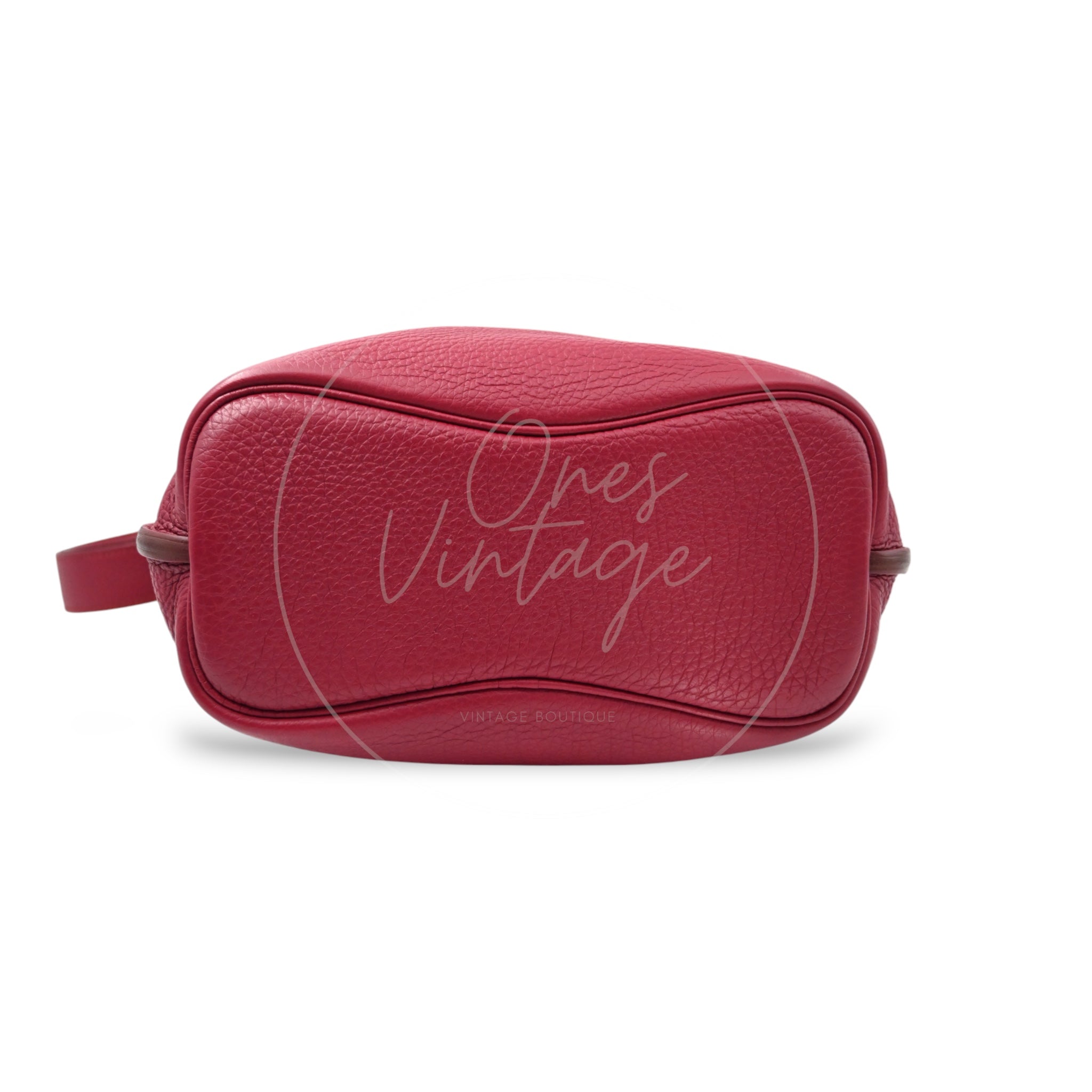 [Pre-owned] Hermes So Kelly 22 in Red Stamp Circle O