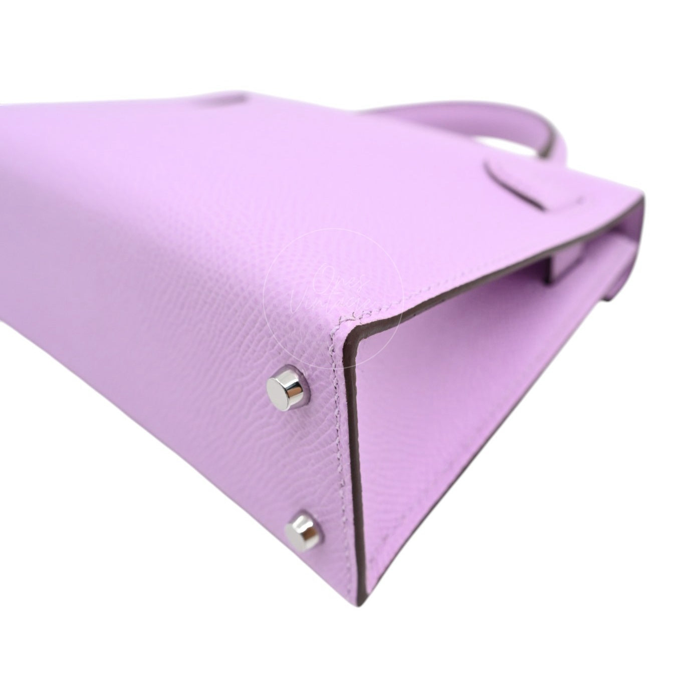 [Pre-owned] Hermes Mini Kelly X9 Mauve Sylvestre Epsom Stamp G