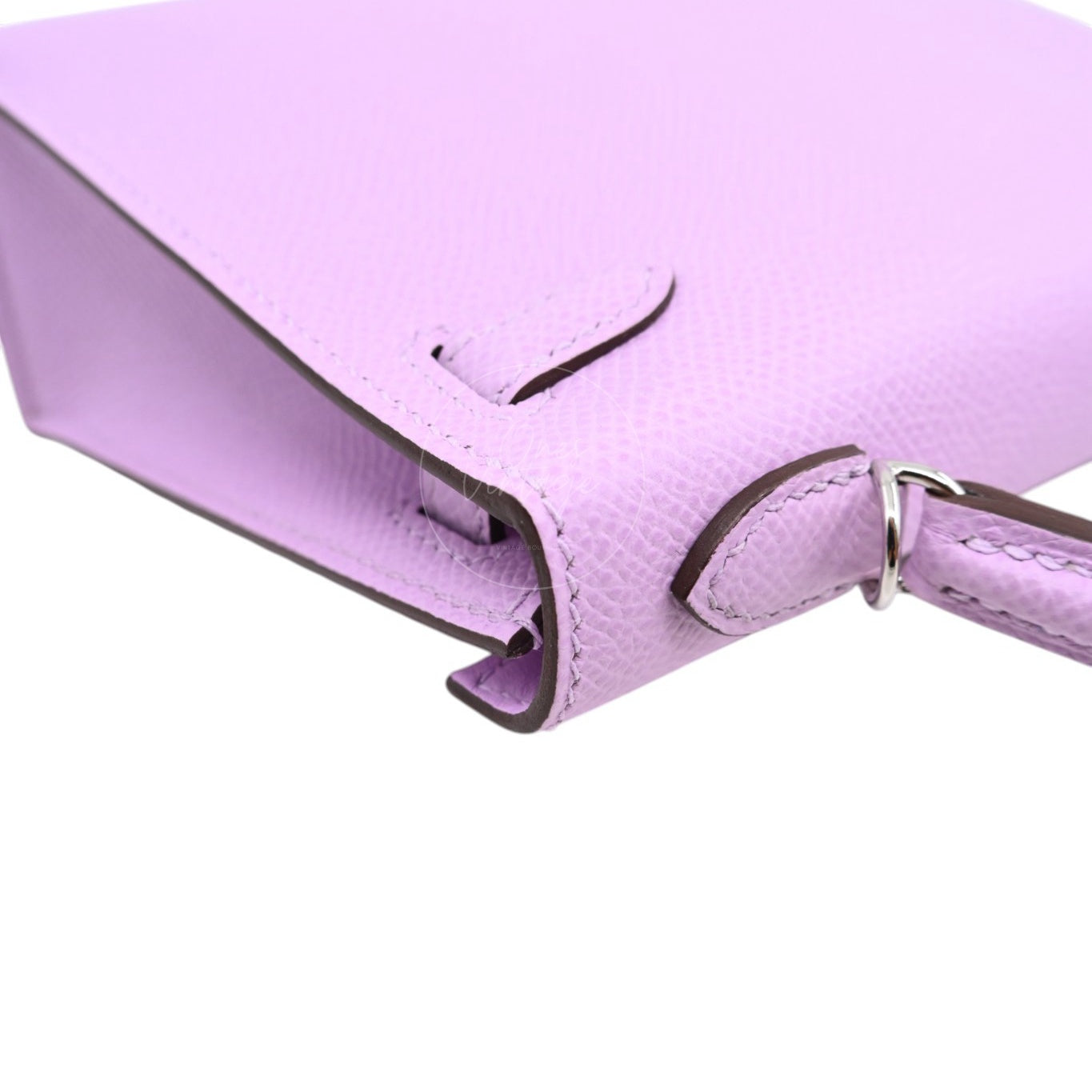 [Pre-owned] Hermes Mini Kelly X9 Mauve Sylvestre Epsom Stamp G