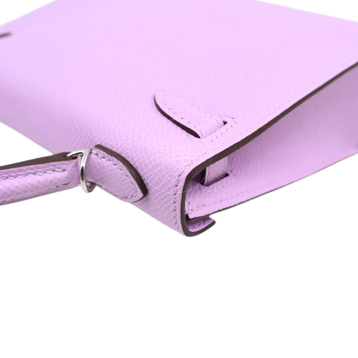 [Pre-owned] Hermes Mini Kelly X9 Mauve Sylvestre Epsom Stamp G