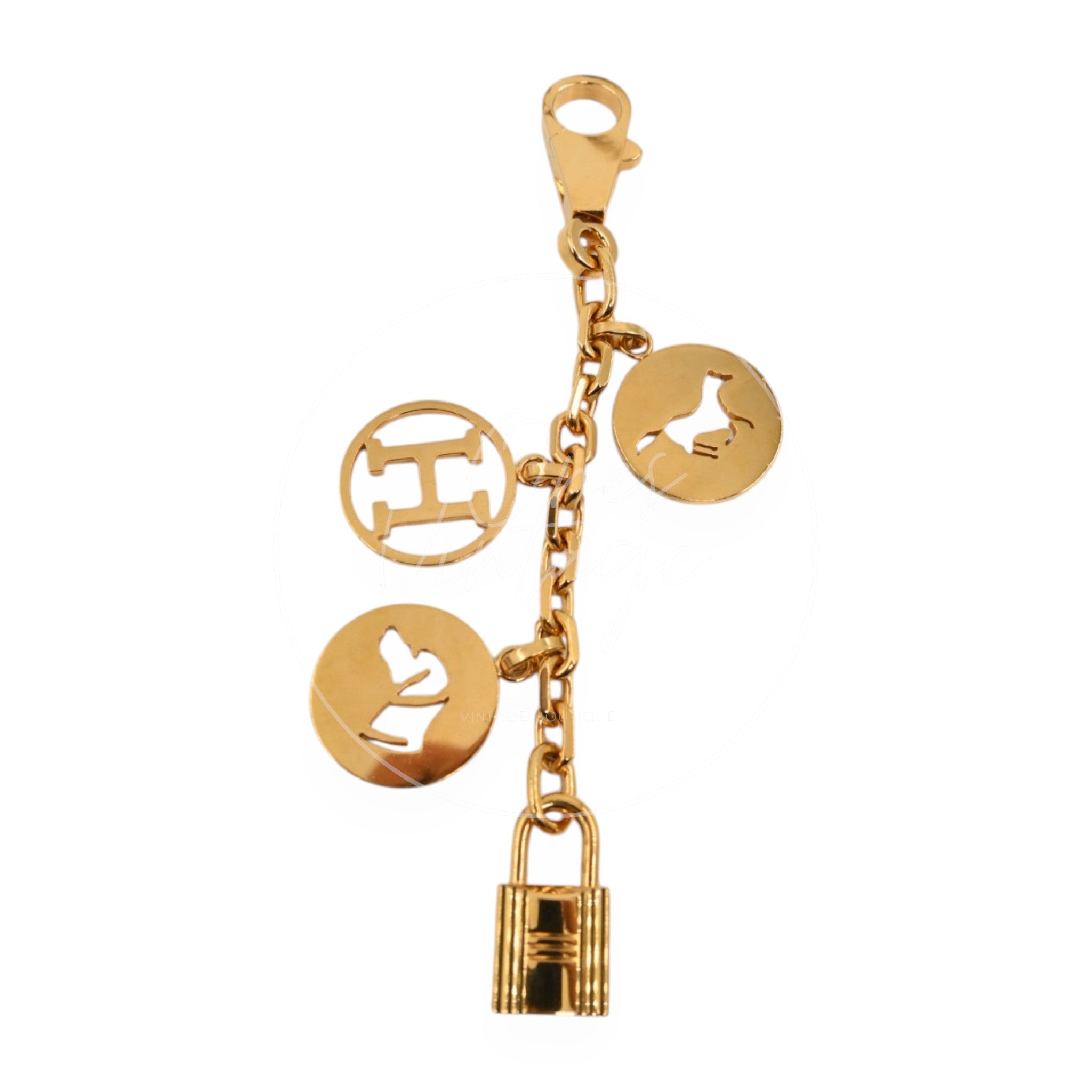 Hermes Breloque Olga Bag Charm Gold