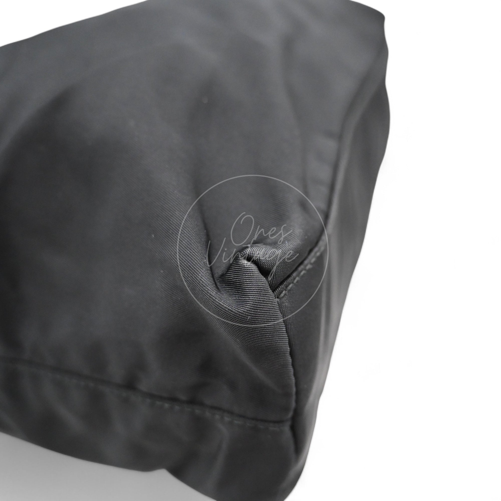 [Pre-owned] PRADA B6242 Tessuto City Black Nylon Tote Bag