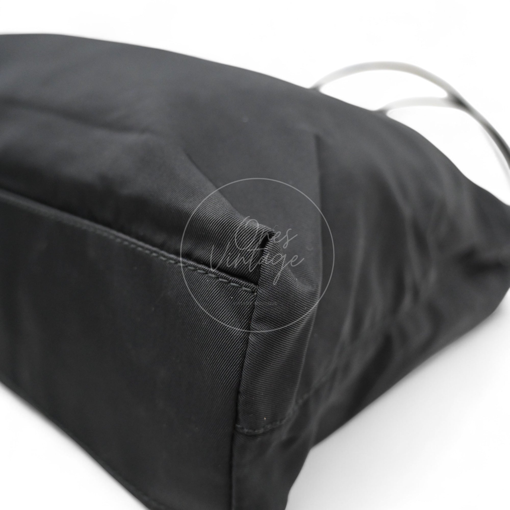 [Pre-owned] PRADA B6242 Tessuto City Black Nylon Tote Bag