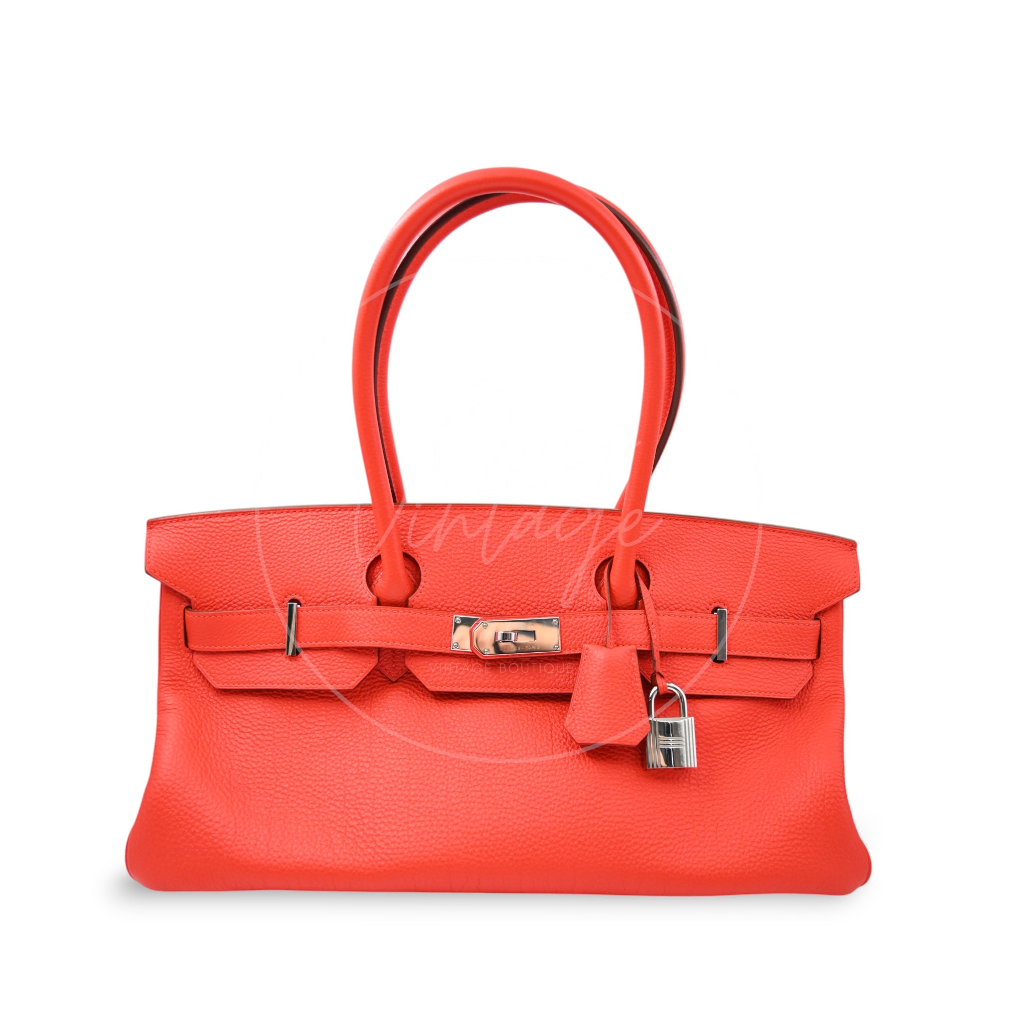[Pre-owned] Hermes Birkin Shoulder Orange Field PHW