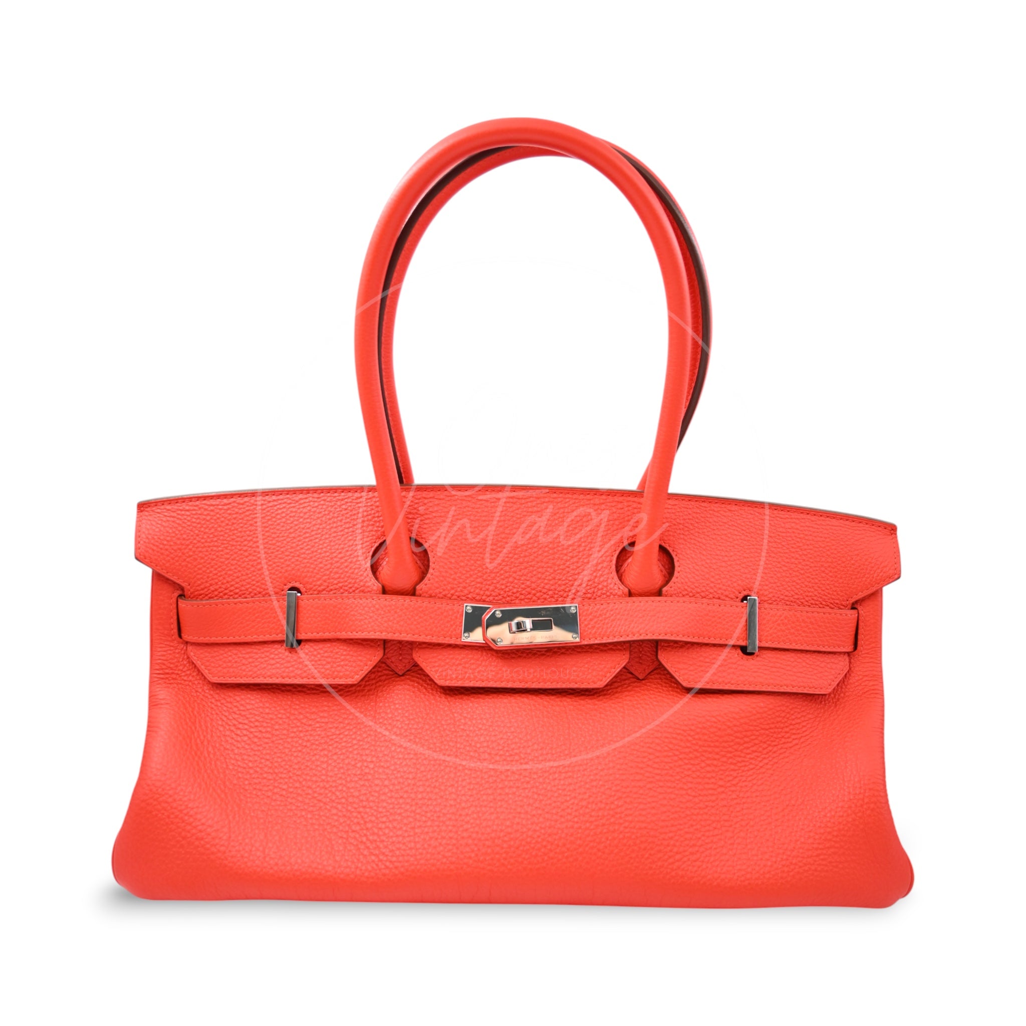 [Pre-owned] Hermes Birkin Shoulder Orange Field PHW