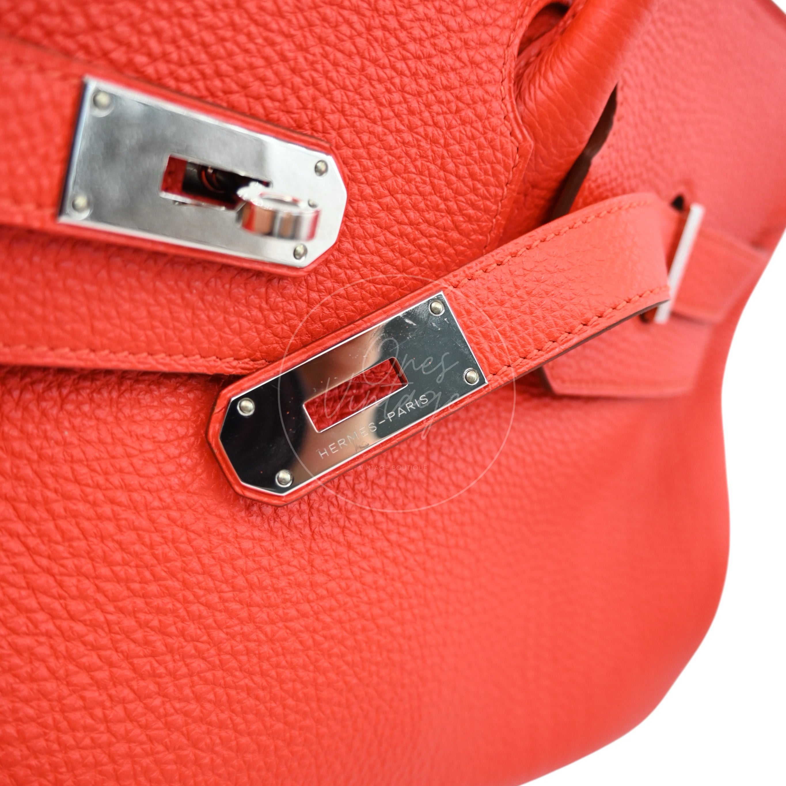 [Pre-owned] Hermes Birkin Shoulder Orange Field PHW
