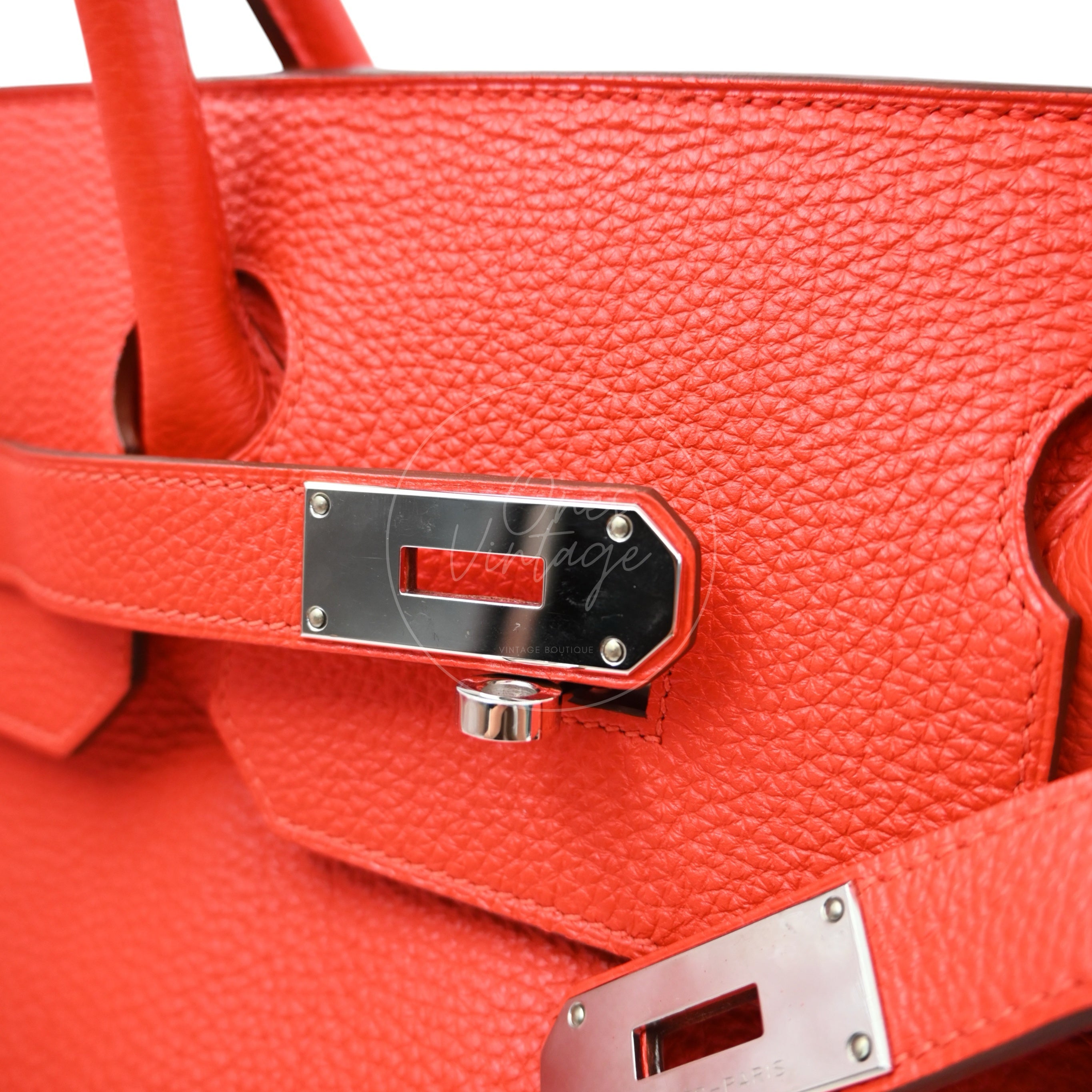 [Pre-owned] Hermes Birkin Shoulder Orange Field PHW
