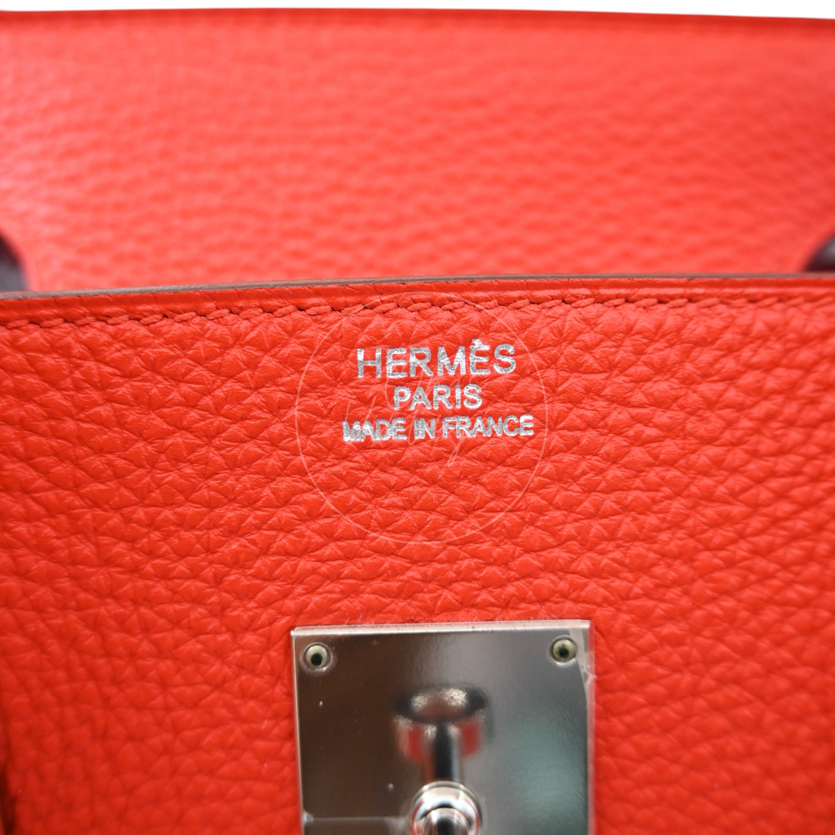 [Pre-owned] Hermes Birkin Shoulder Orange Field PHW