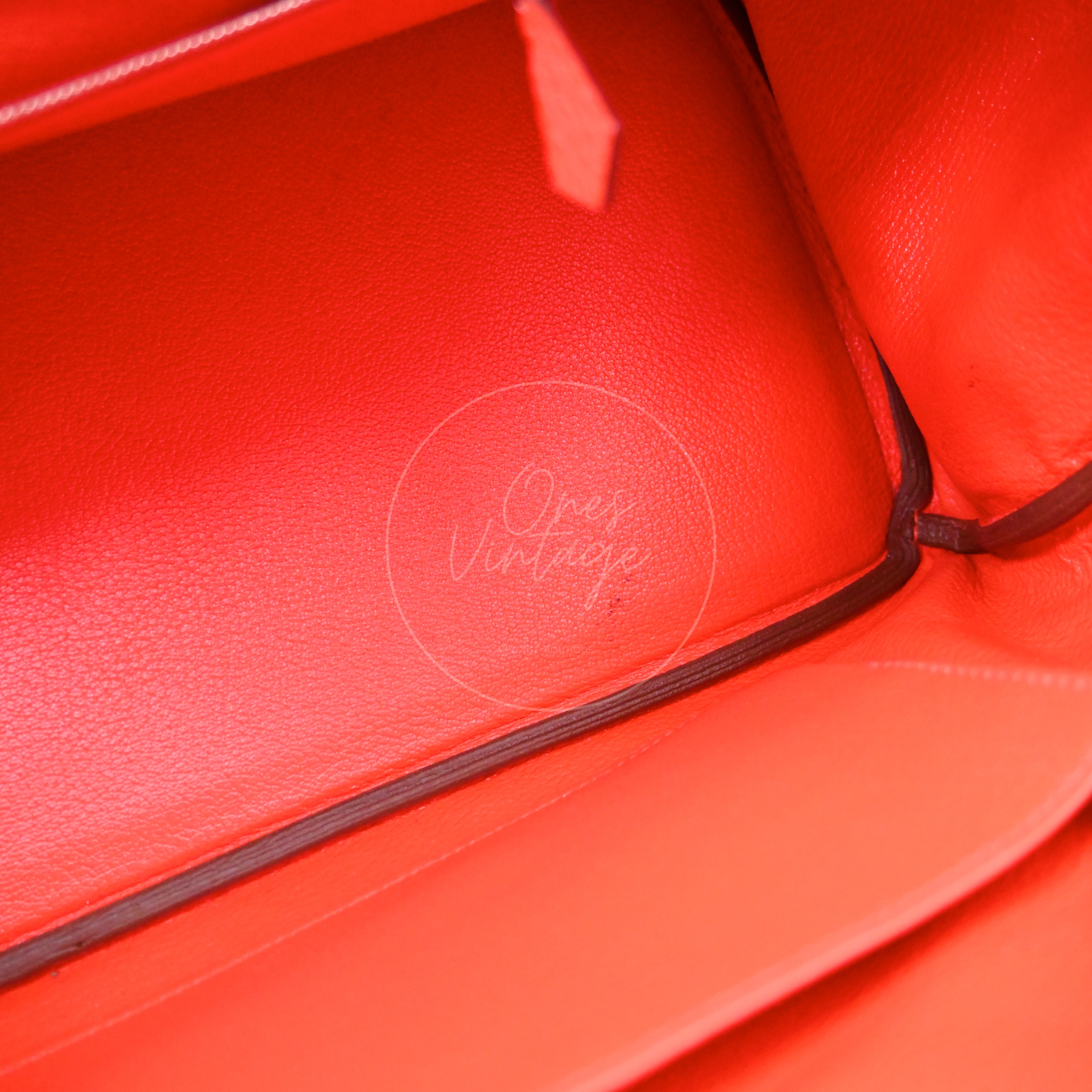 [Pre-owned] Hermes Birkin Shoulder Orange Field PHW