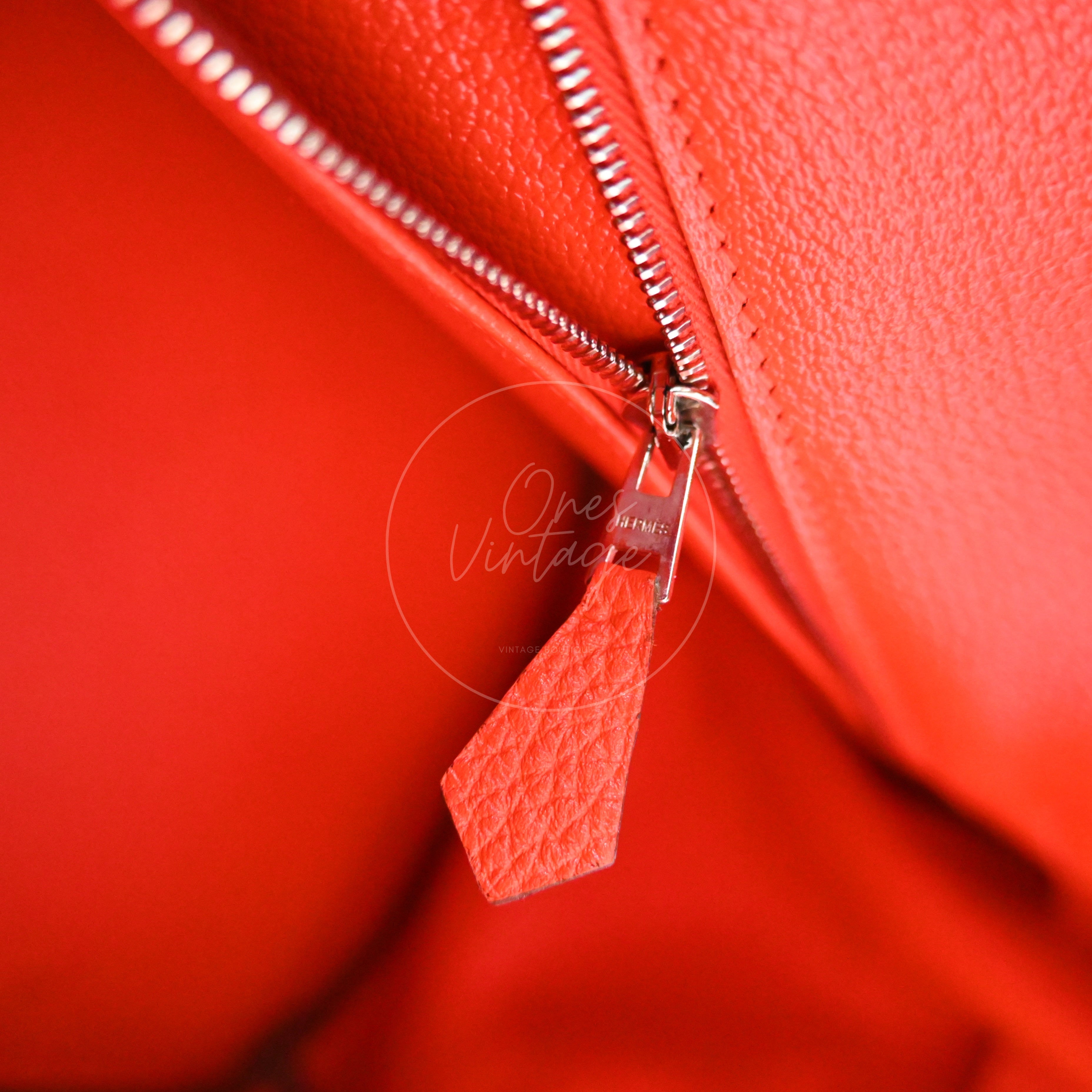 [Pre-owned] Hermes Birkin Shoulder Orange Field PHW