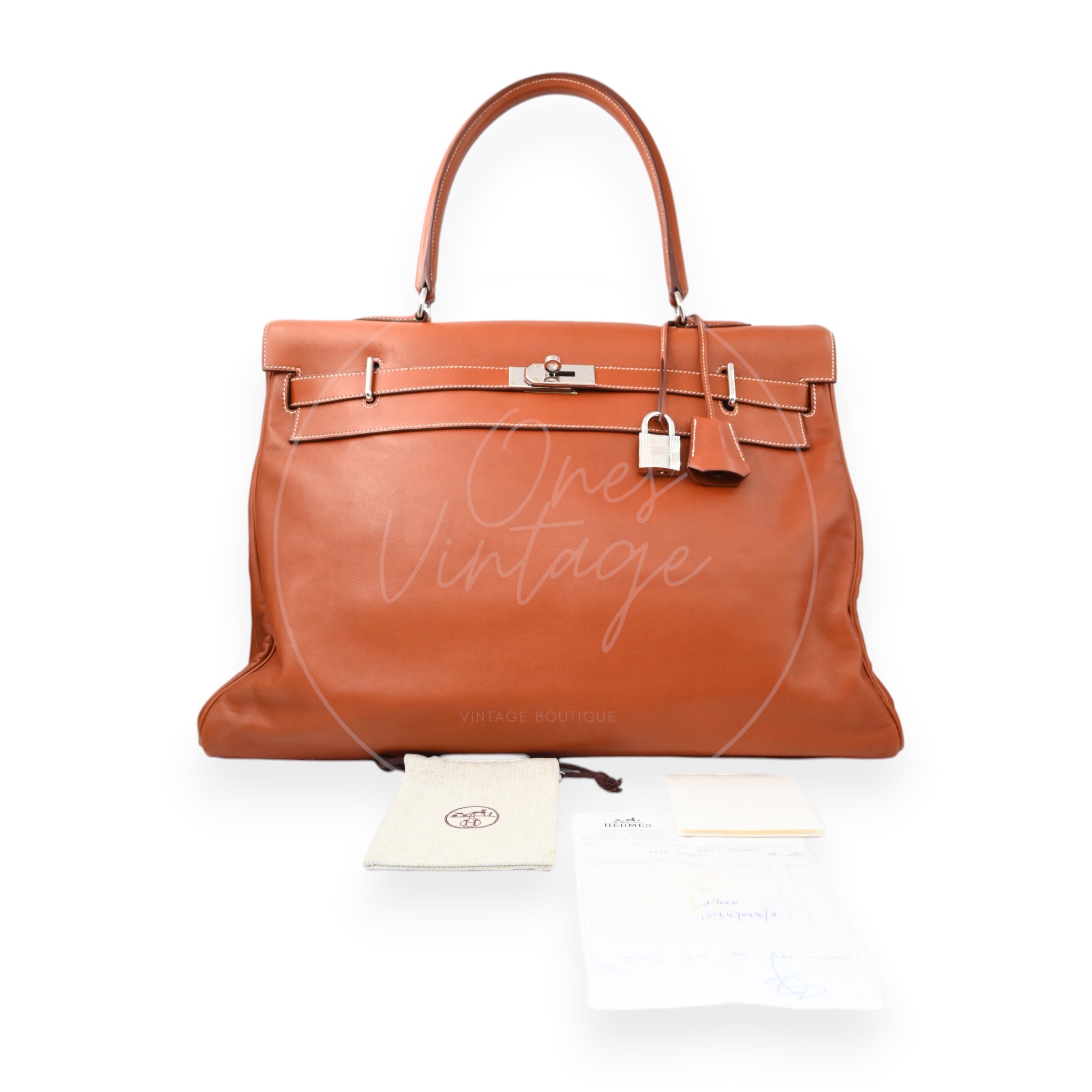 [Pre-owned] Kelly 50 Relax Gold Veau Sikkim PHW Stamp Square N