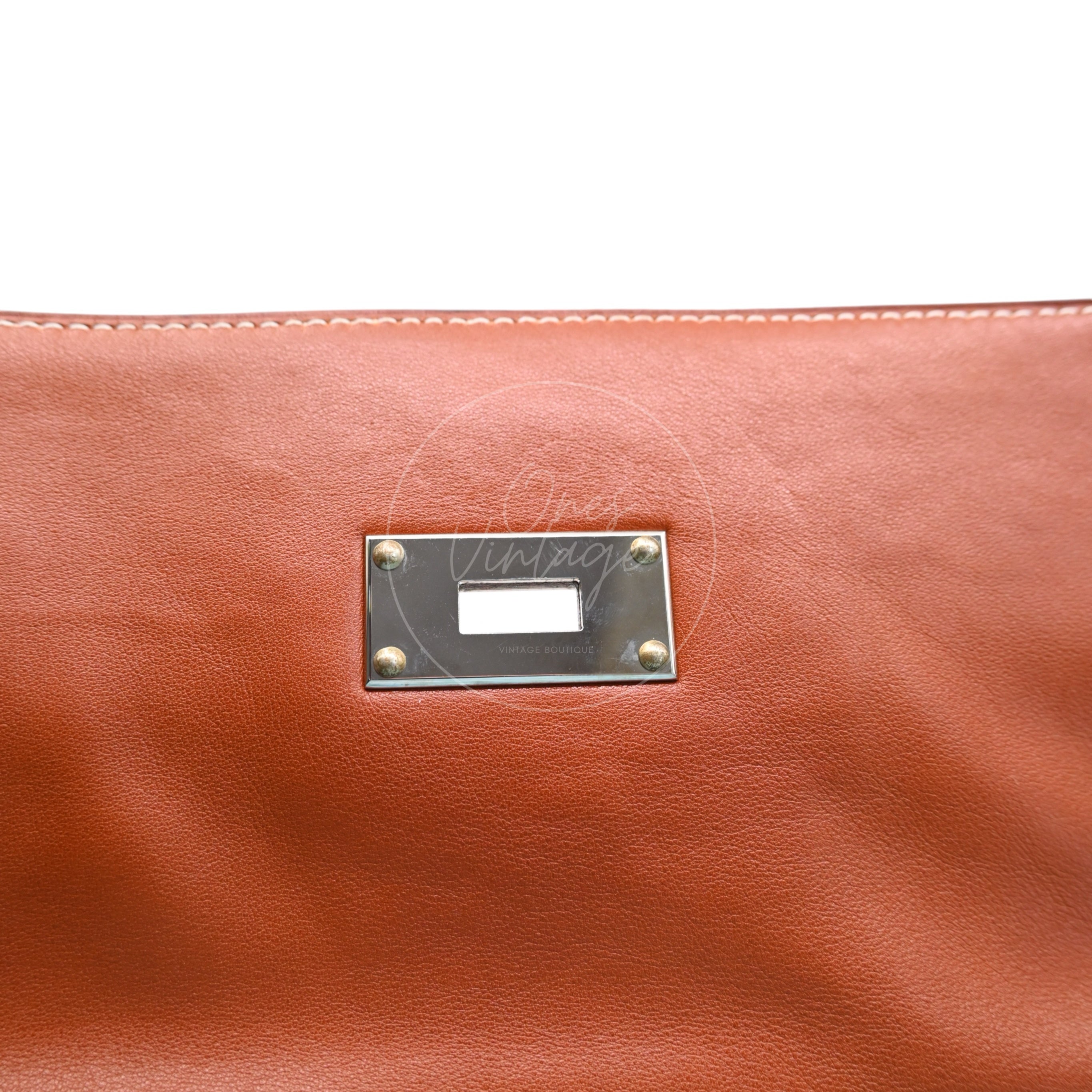 [Pre-owned] Kelly 50 Relax Gold Veau Sikkim PHW Stamp Square N
