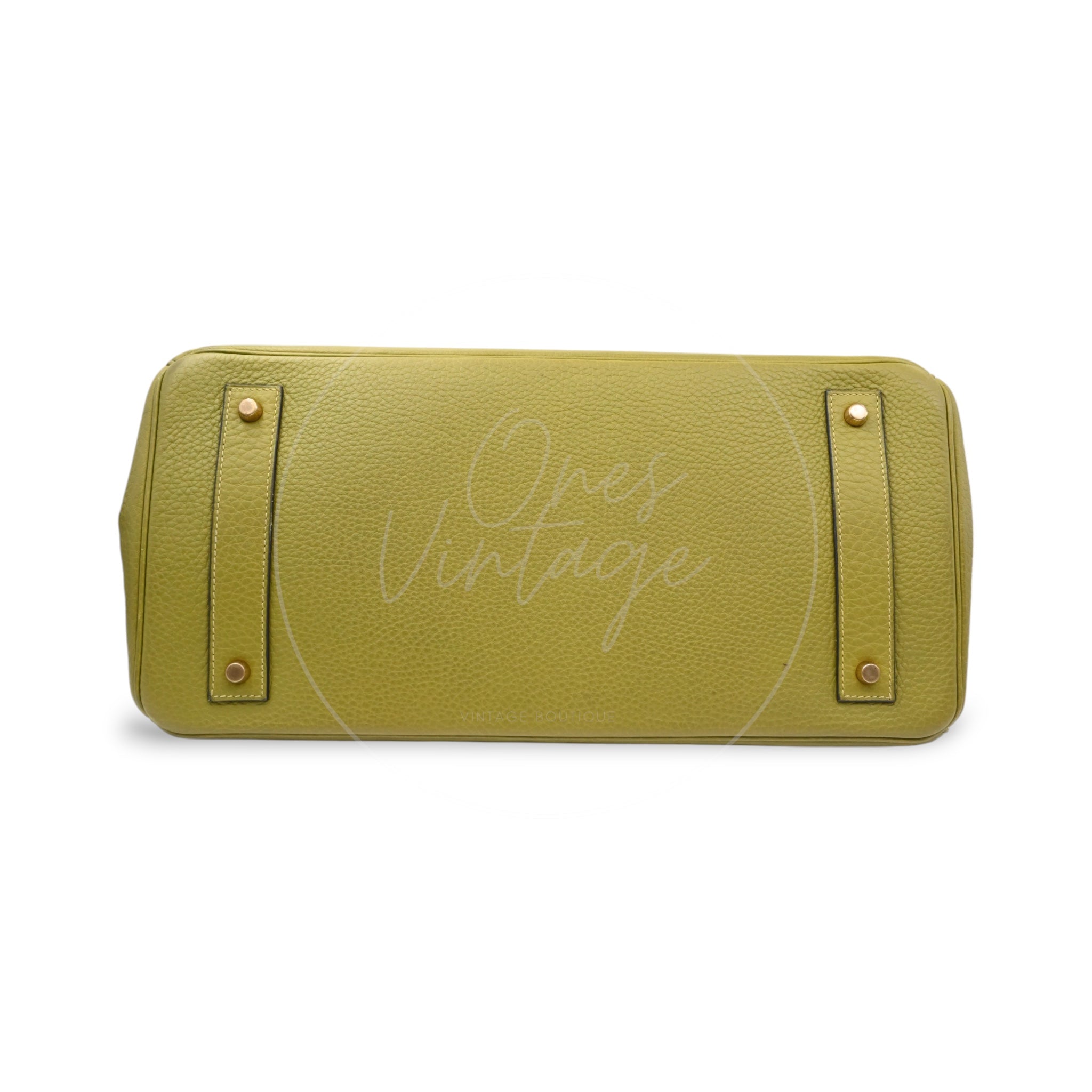 [Pre-owned] Hermes Birkin Shoulder Vert Anis GHW Stamp Square I