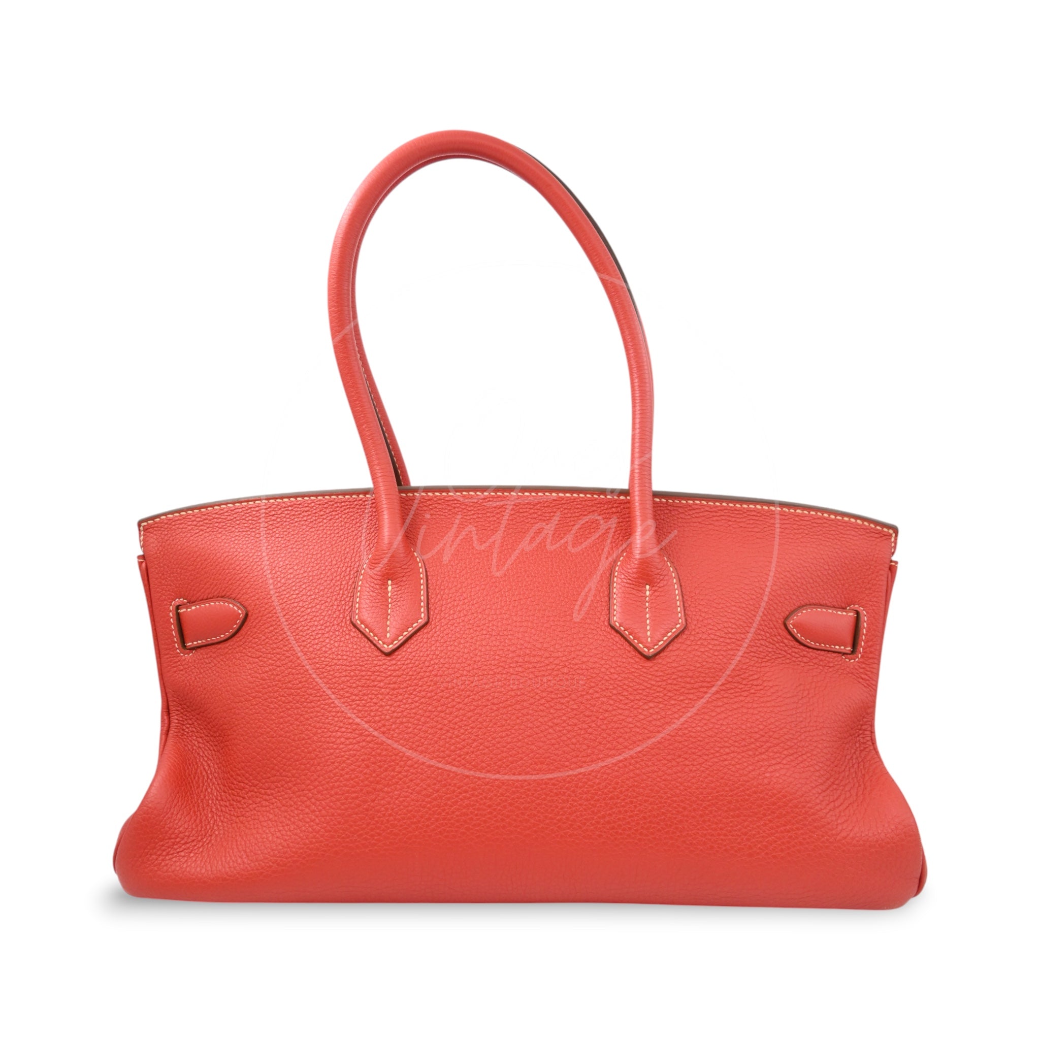 [Pre-owned] Hermes Birkin Shoulder PHW Sanguine Stamp Square O