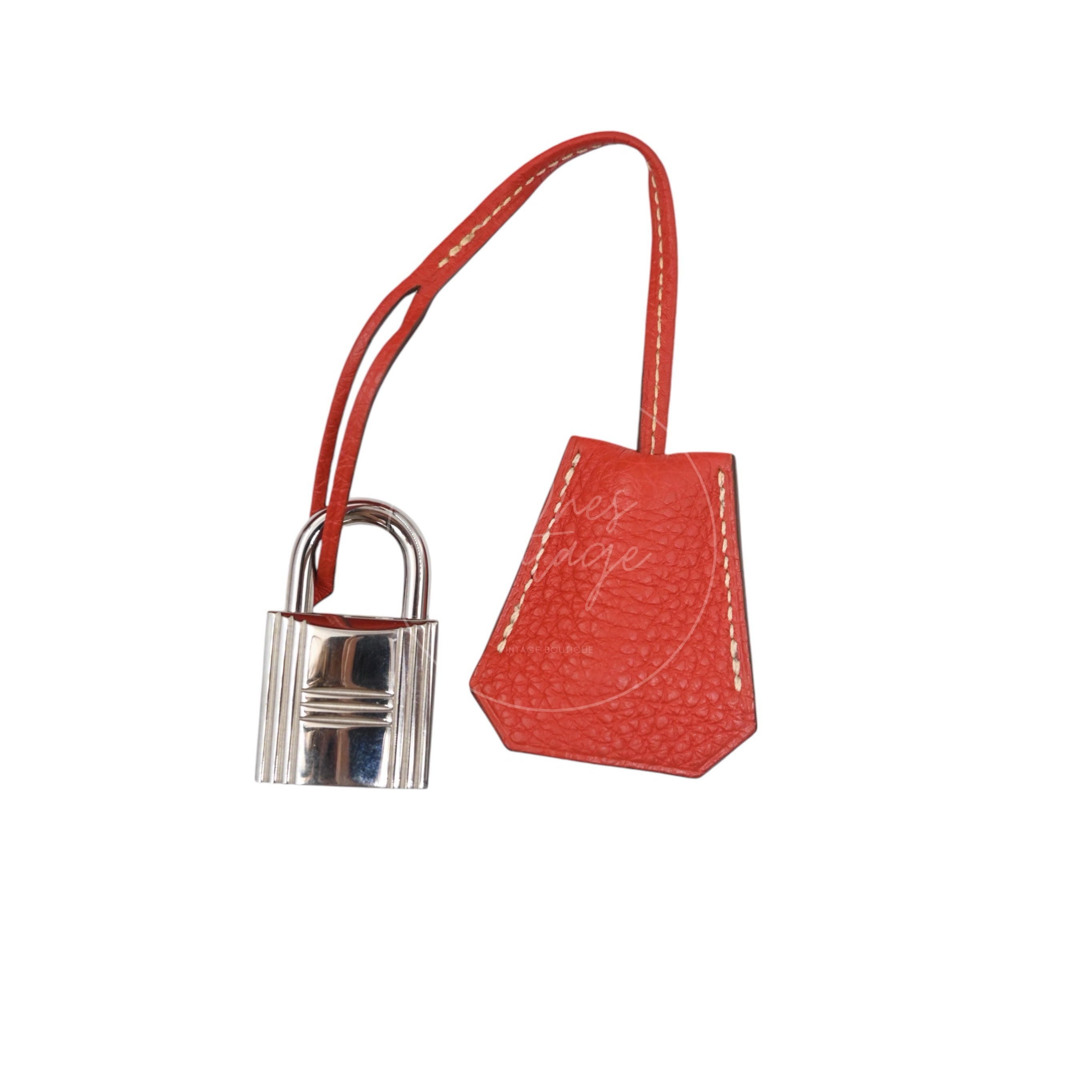 [Pre-owned] Hermes Birkin Shoulder PHW Sanguine Stamp Square O