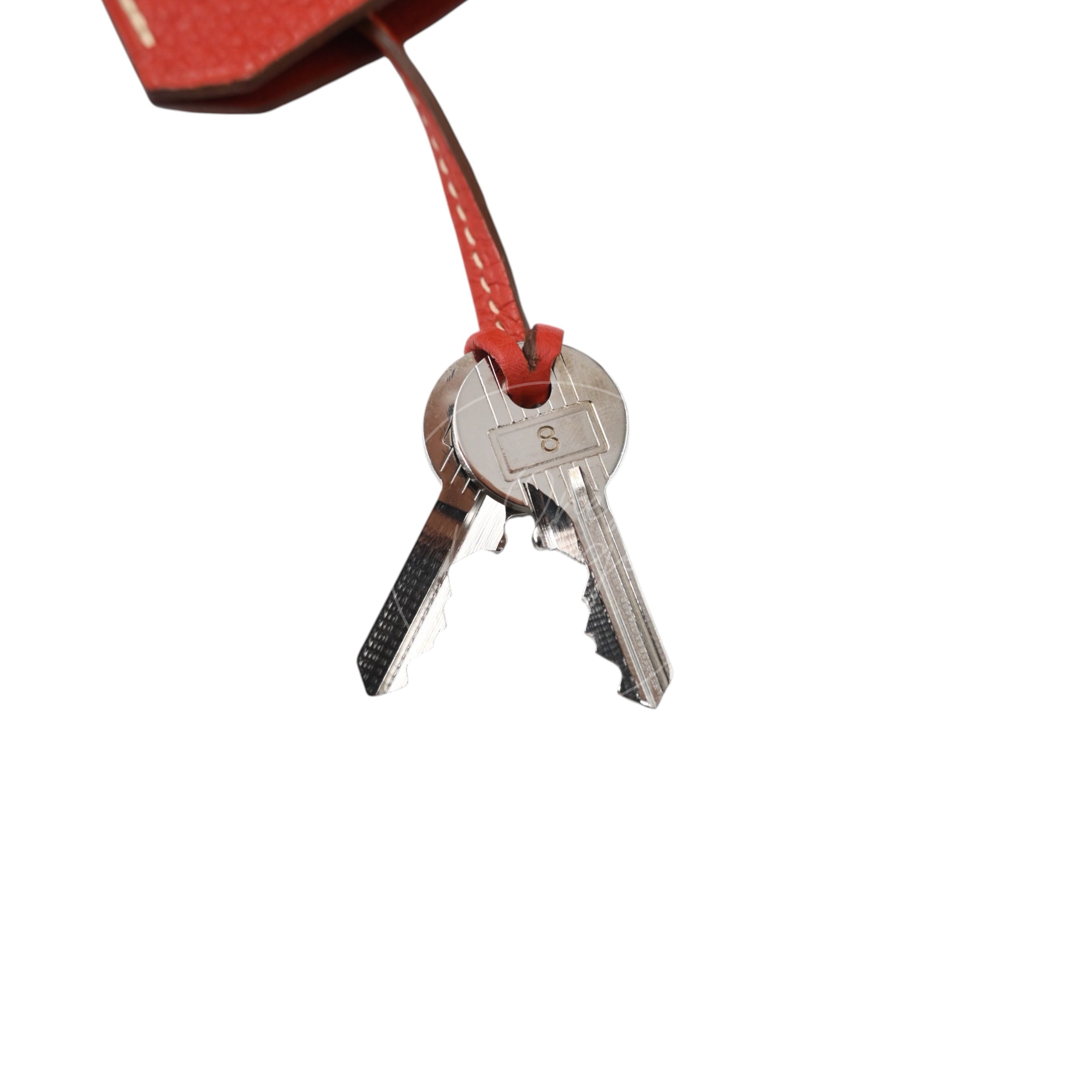 [Pre-owned] Hermes Birkin Shoulder PHW Sanguine Stamp Square O