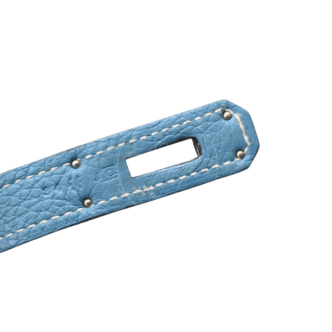 [Pre-Owned] Hermes So Kelly 26 TC Denim Blue Stamp Square O