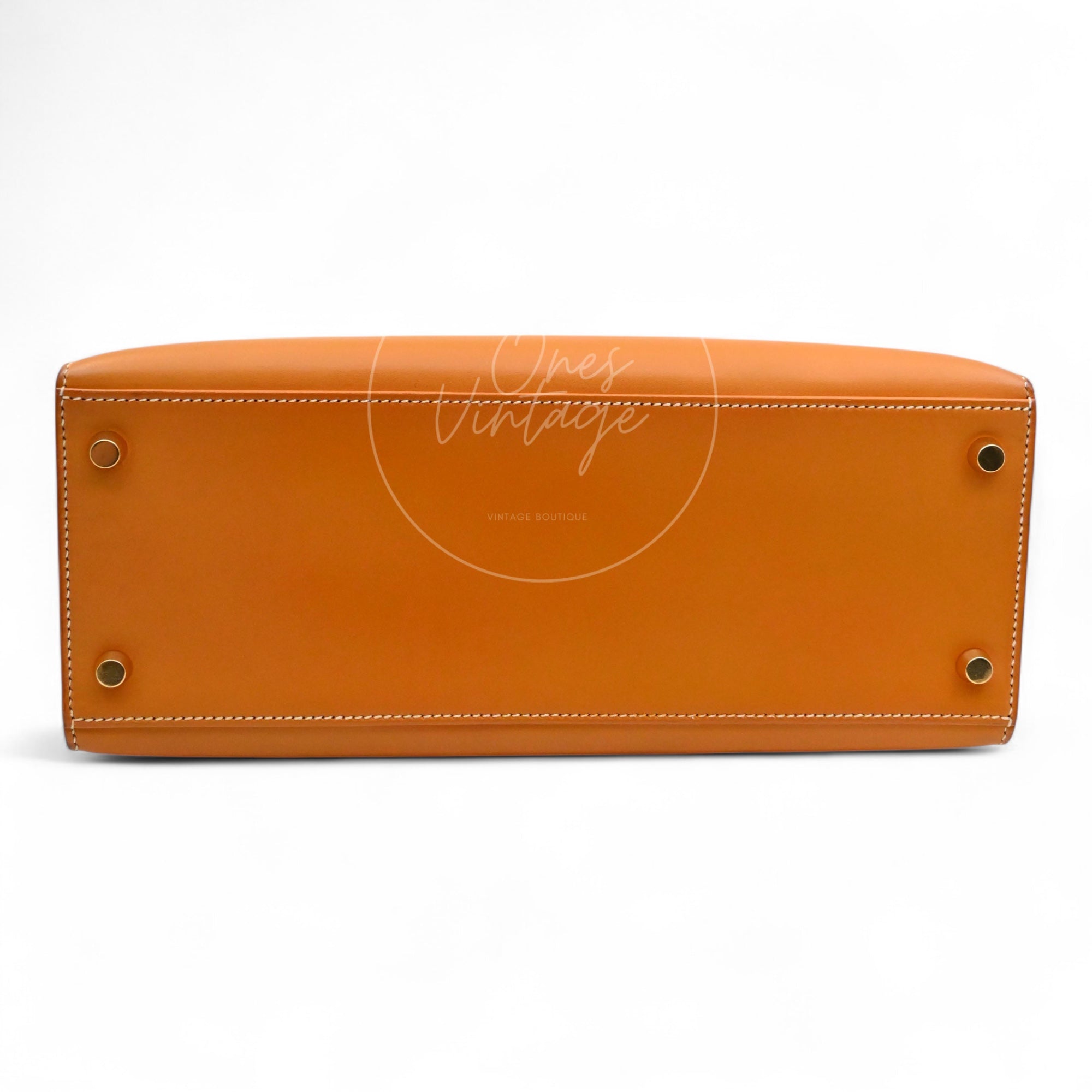 [Pre-owned] Hermes Kelly 28 Natural Sable Chamonix GHW Stamp Square G