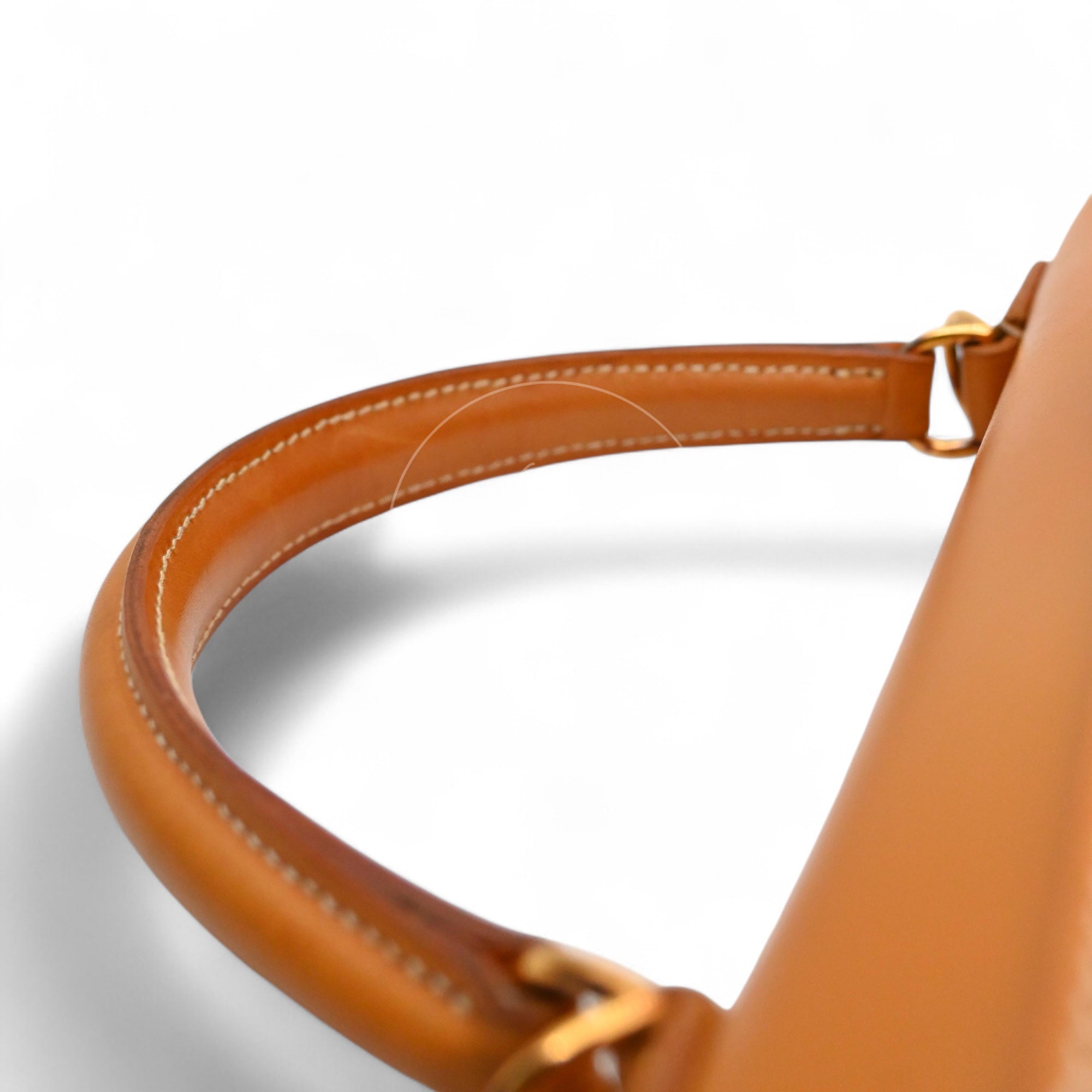 [Pre-owned] Hermes Kelly 28 Natural Sable Chamonix GHW Stamp Square G