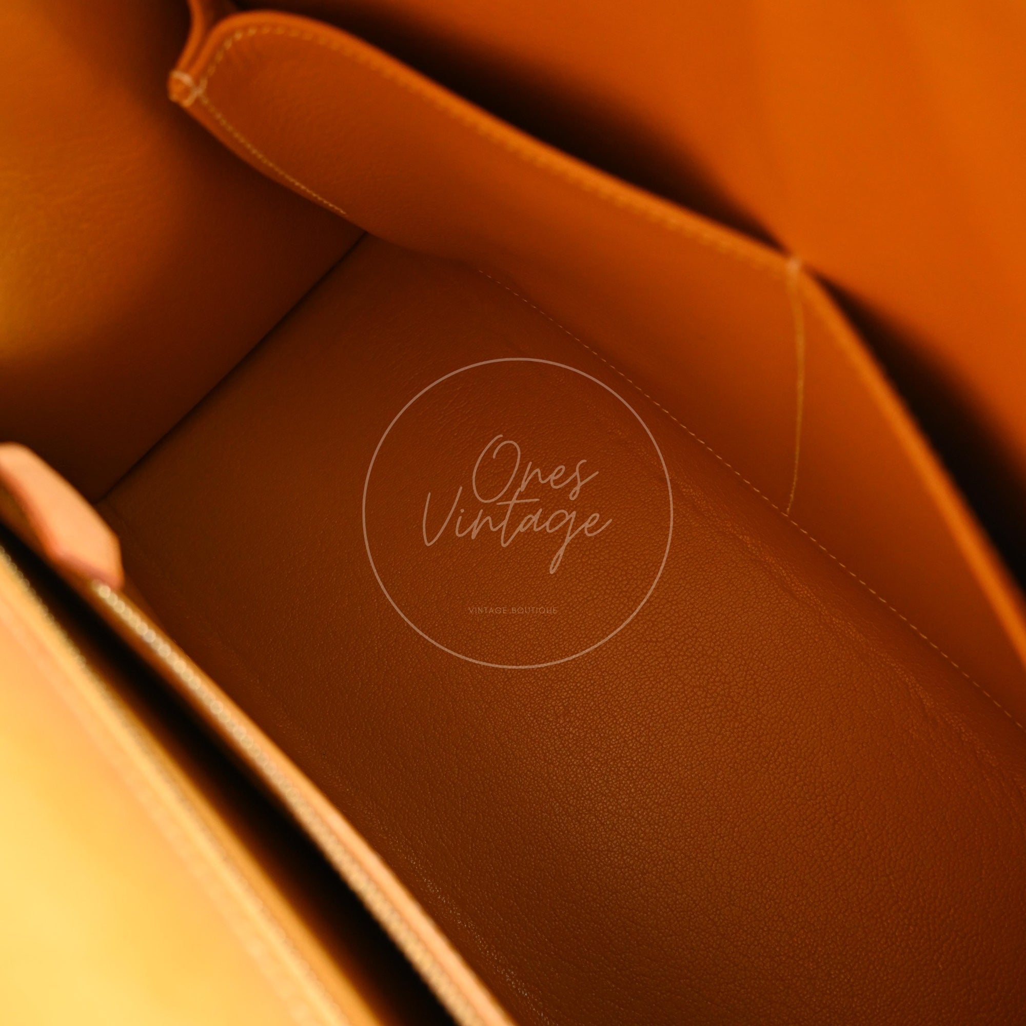 [Pre-owned] Hermes Kelly 28 Natural Sable Chamonix GHW Stamp Square G