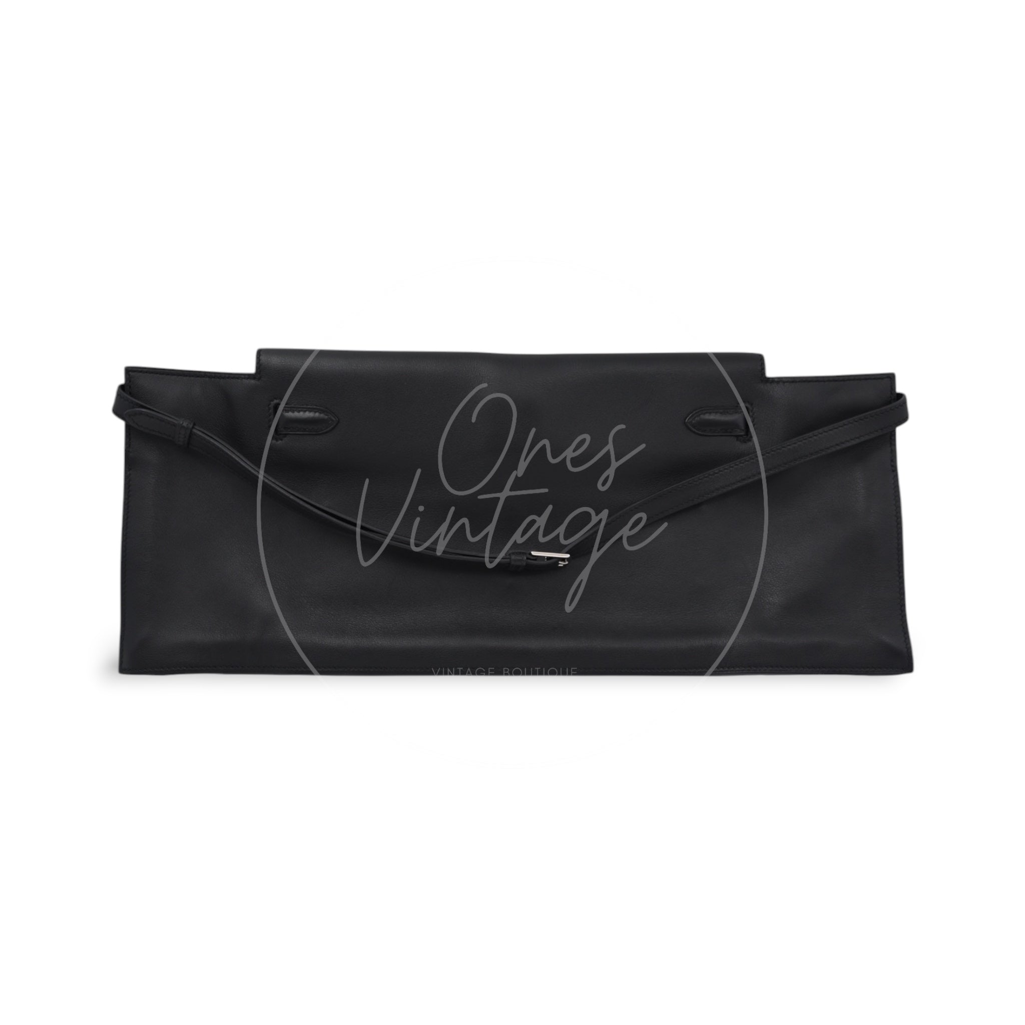 [Pre-owned] Hermes JPG Belt Bag Black Swift PHW