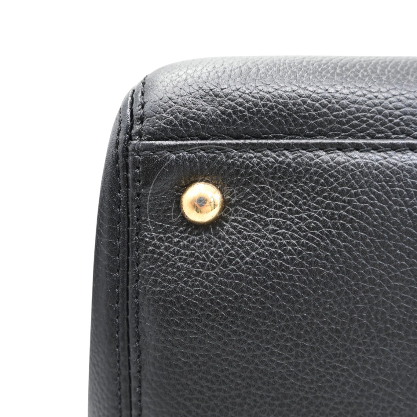[Pre-owned] Chanel Cerf Small Black Calfskin Tote Bag GHW Series 16