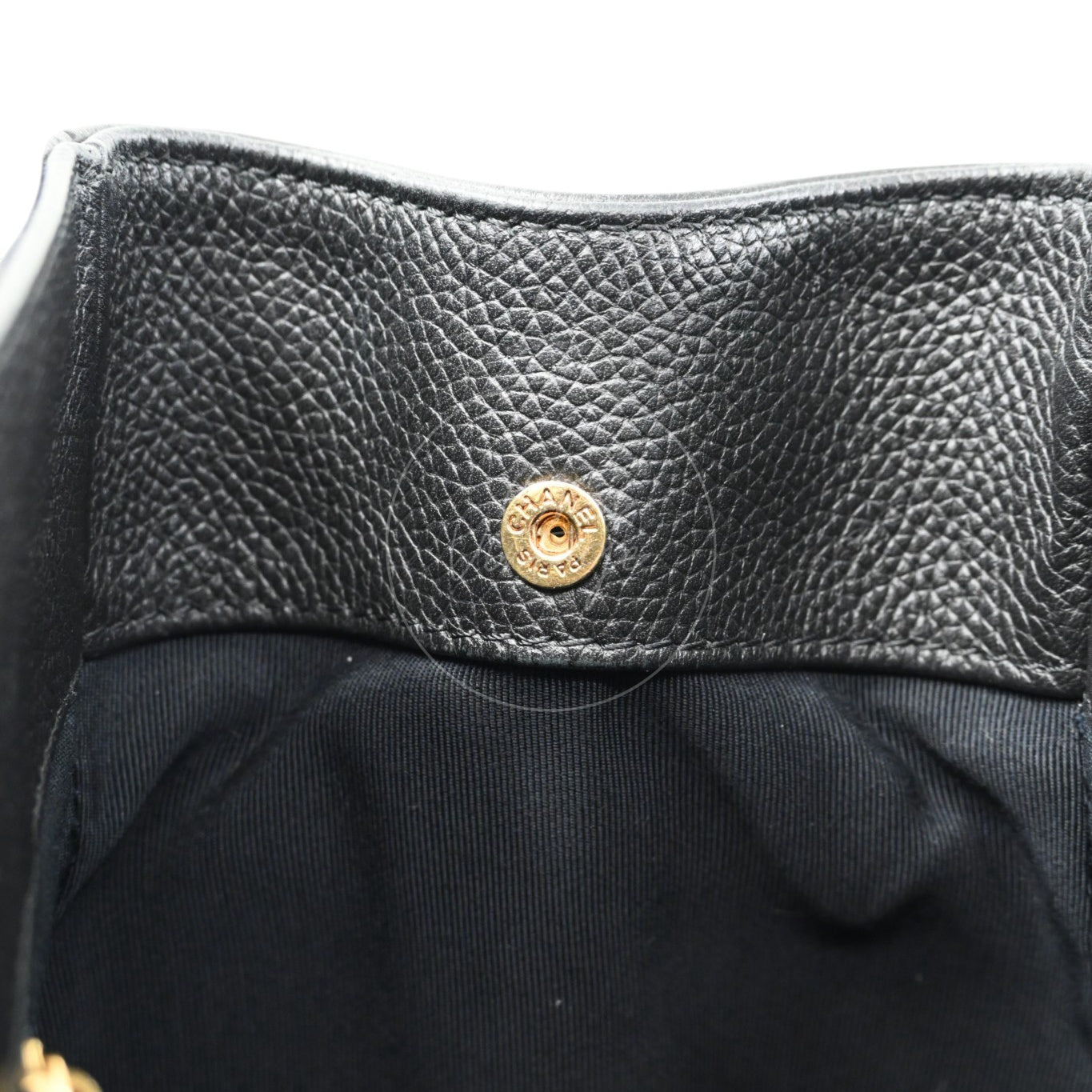 [Pre-owned] Chanel Cerf Small Black Calfskin Tote Bag GHW Series 16