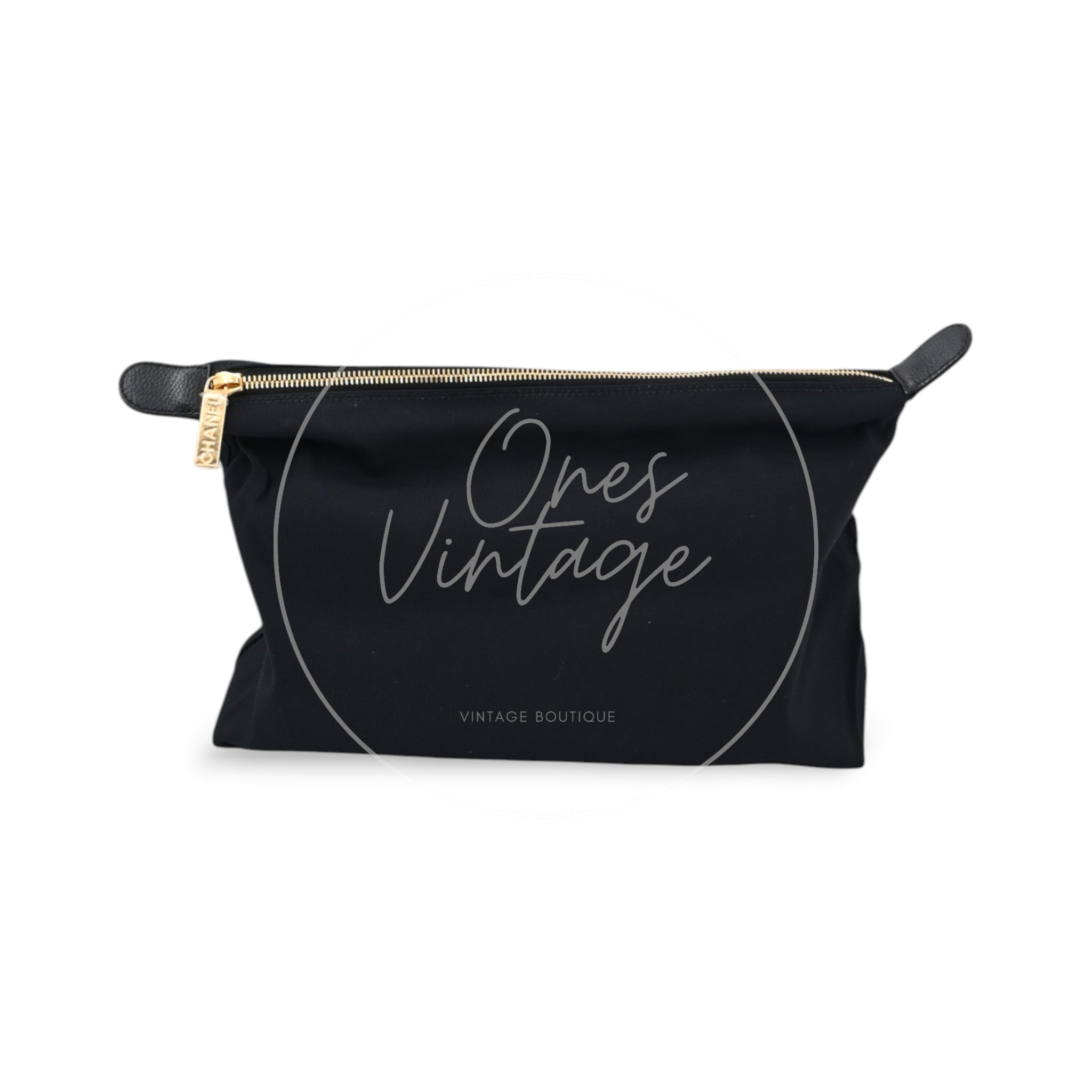 [Pre-owned] Chanel Cerf Small Black Calfskin Tote Bag GHW Series 16