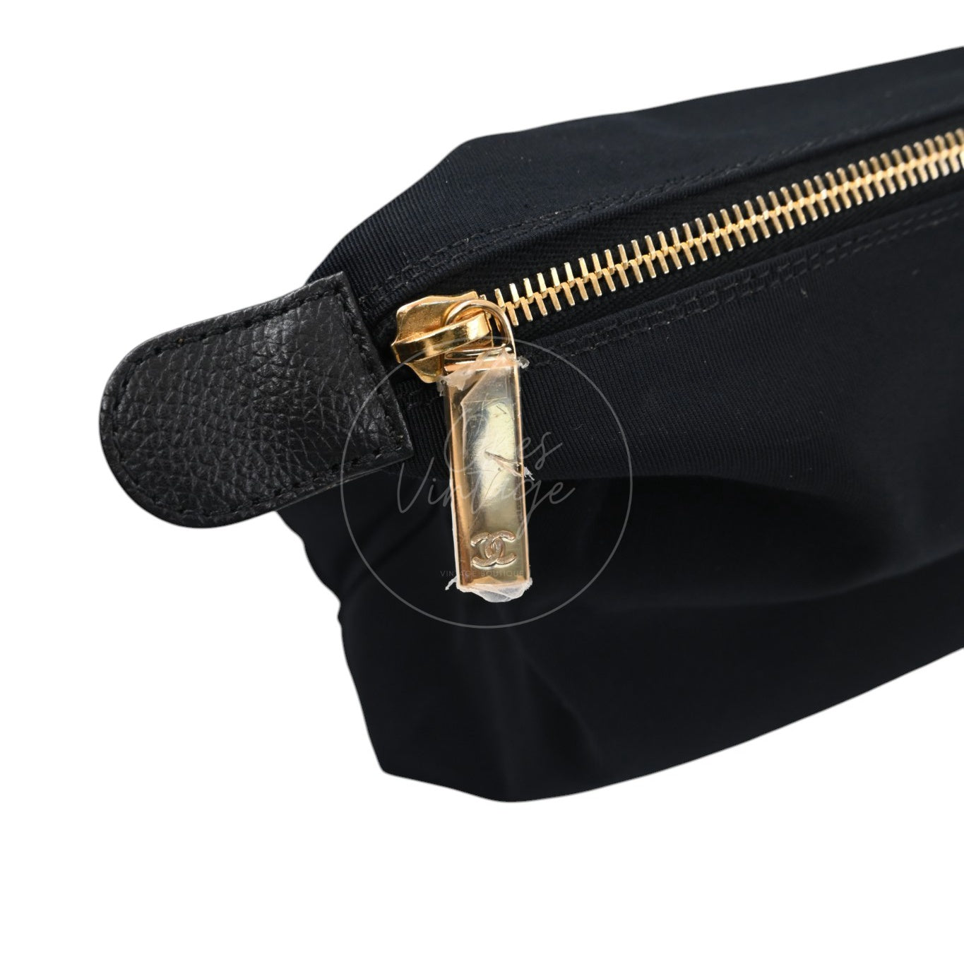 [Pre-owned] Chanel Cerf Small Black Calfskin Tote Bag GHW Series 16