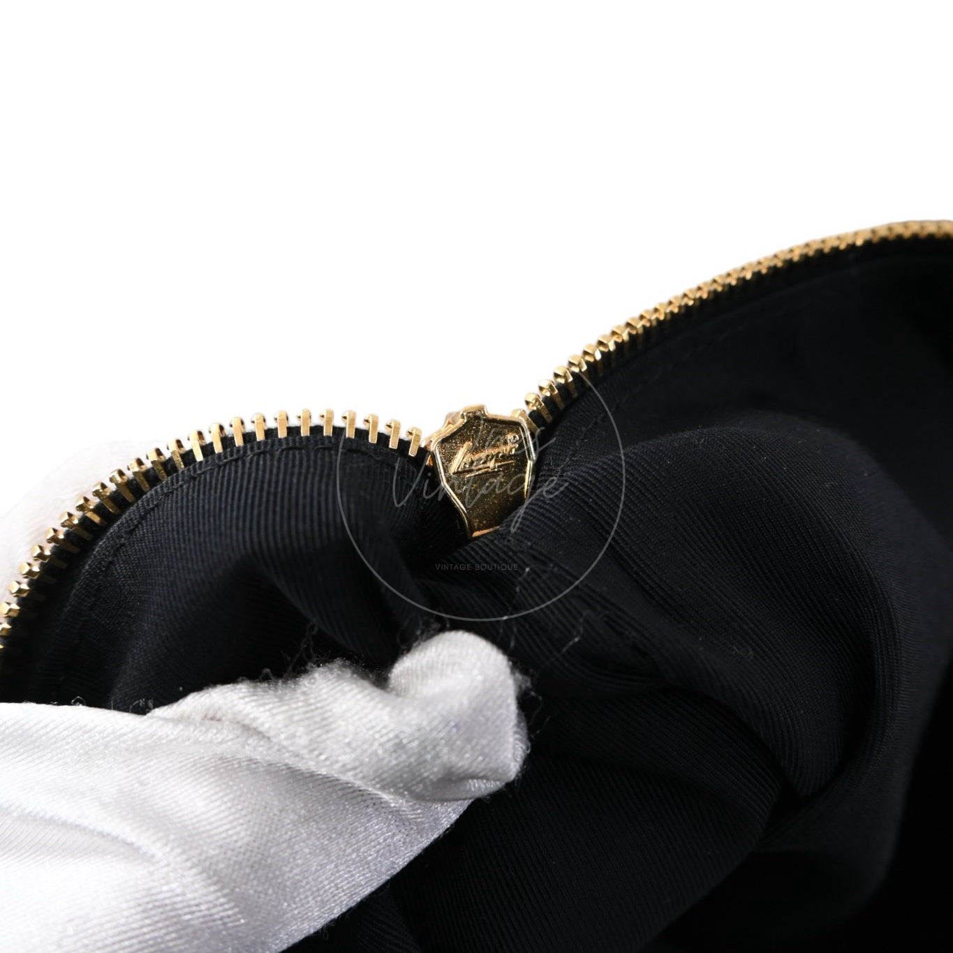 [Pre-owned] Chanel Cerf Small Black Calfskin Tote Bag GHW Series 16
