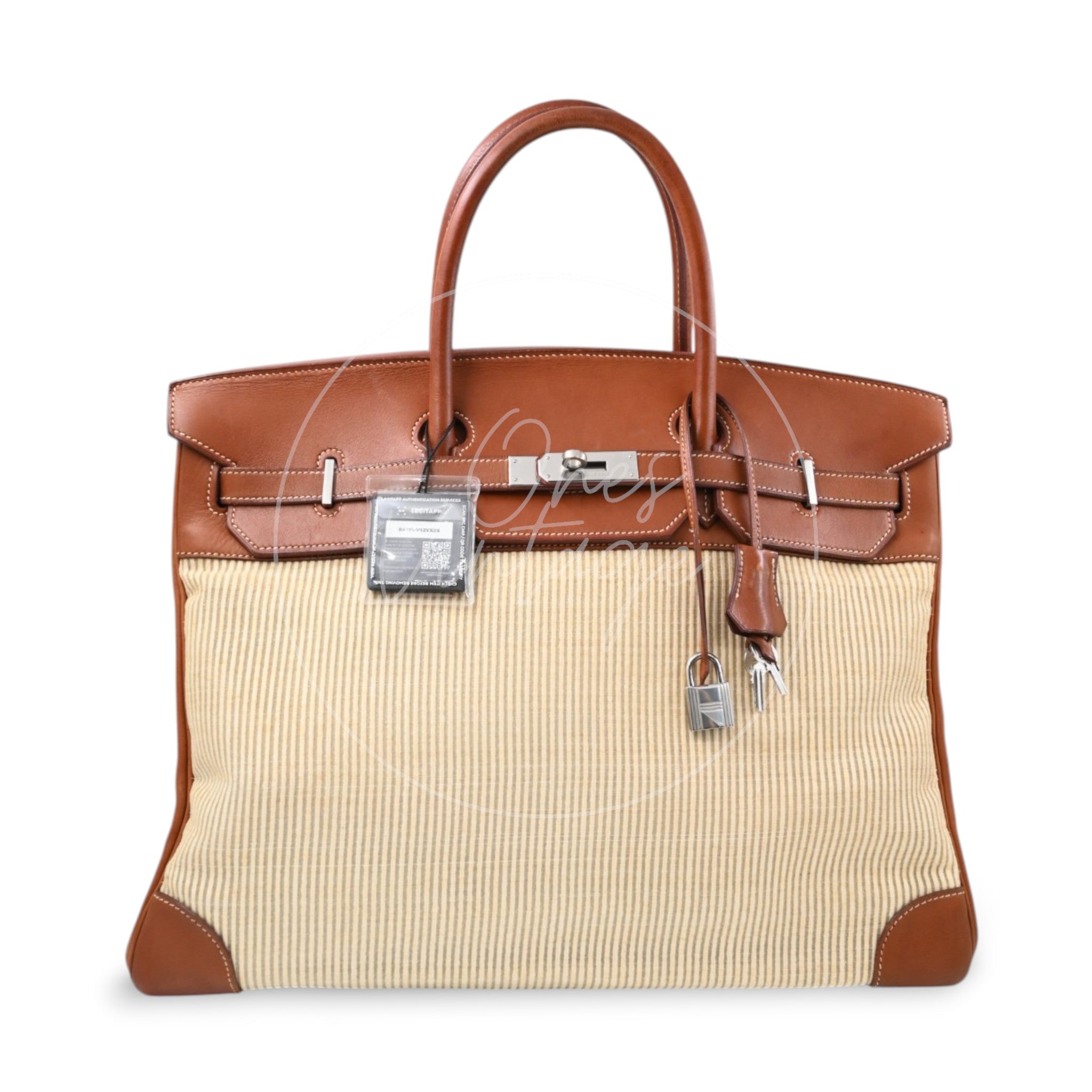 [Pre-owned] Hermes Birkin 40 Ponyhair With Barenia Stamp Square D