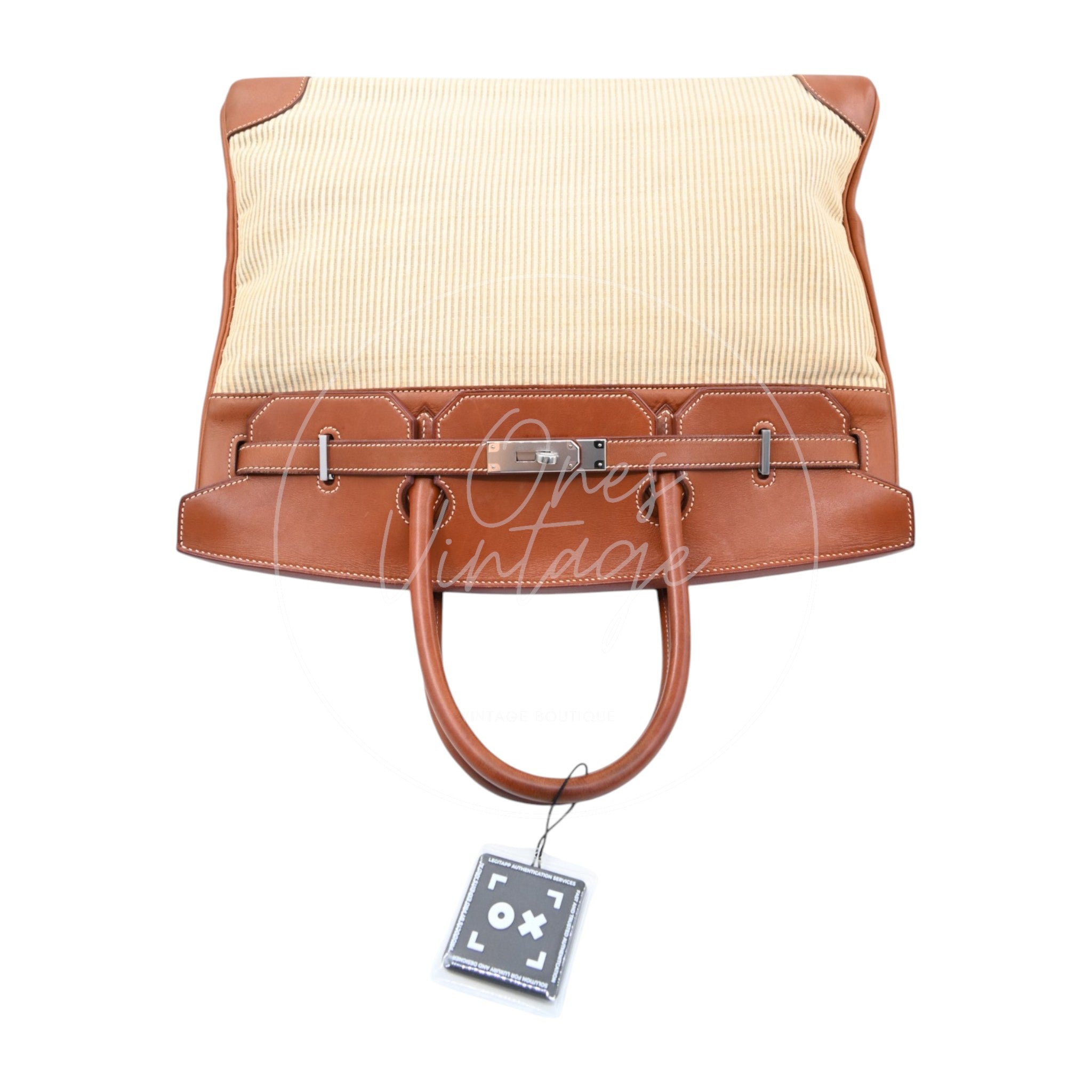 [Pre-owned] Hermes Birkin 40 Ponyhair With Barenia Stamp Square D