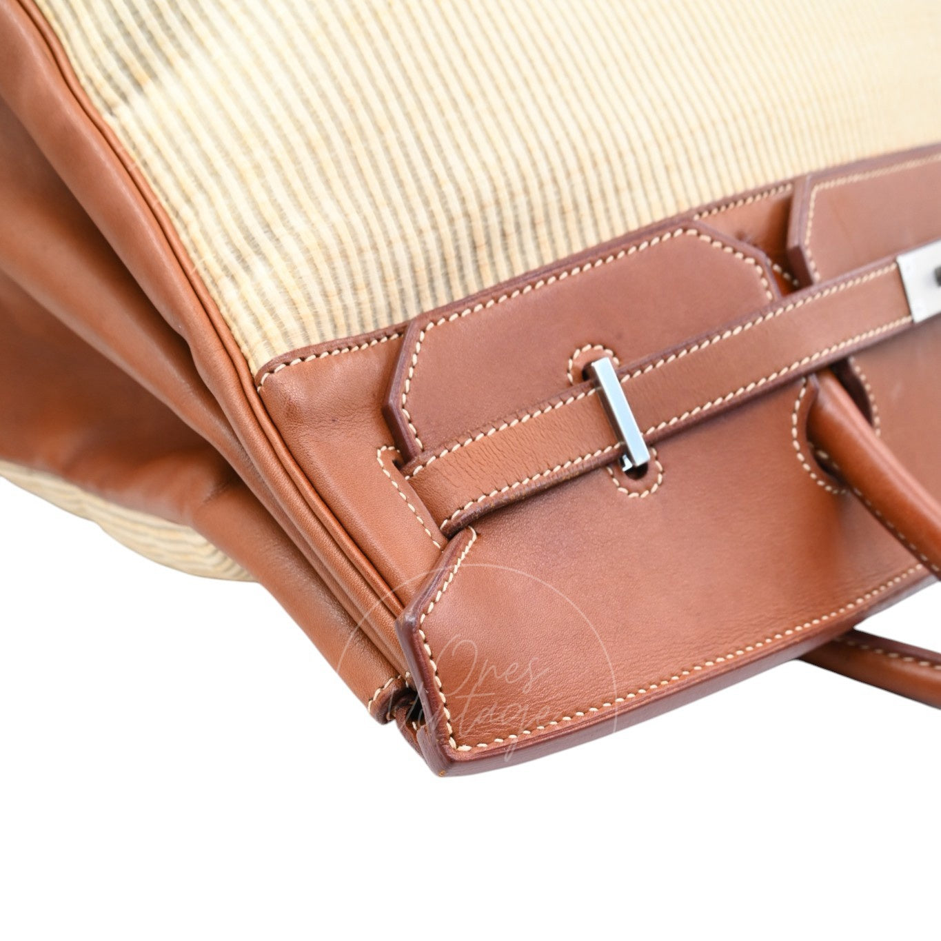 [Pre-owned] Hermes Birkin 40 Ponyhair With Barenia Stamp Square D