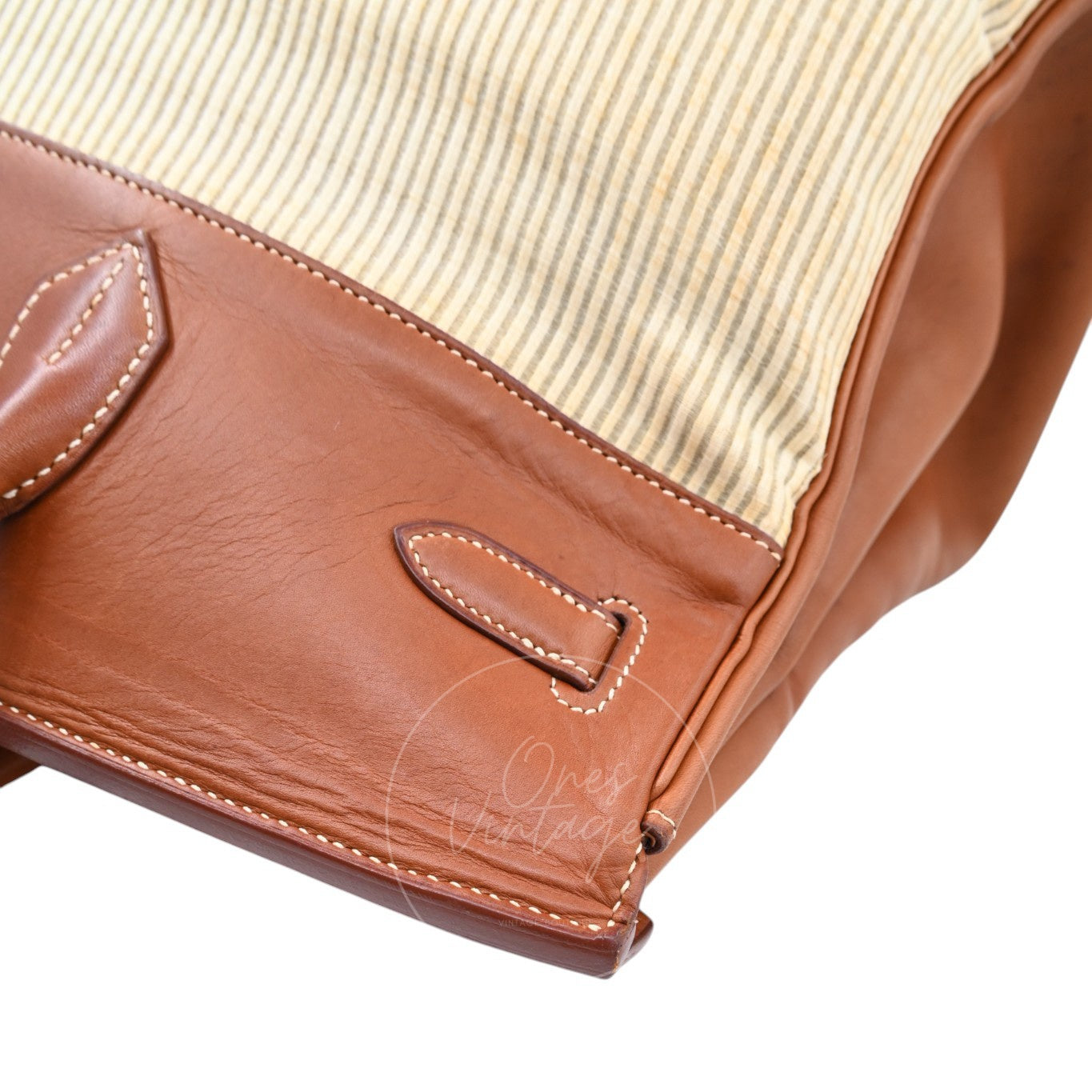 [Pre-owned] Hermes Birkin 40 Ponyhair With Barenia Stamp Square D
