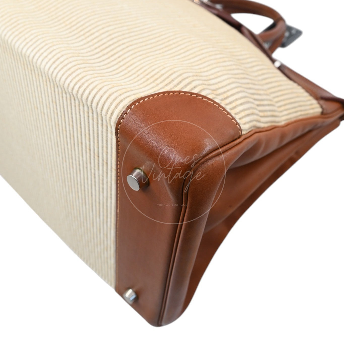 [Pre-owned] Hermes Birkin 40 Ponyhair With Barenia Stamp Square D